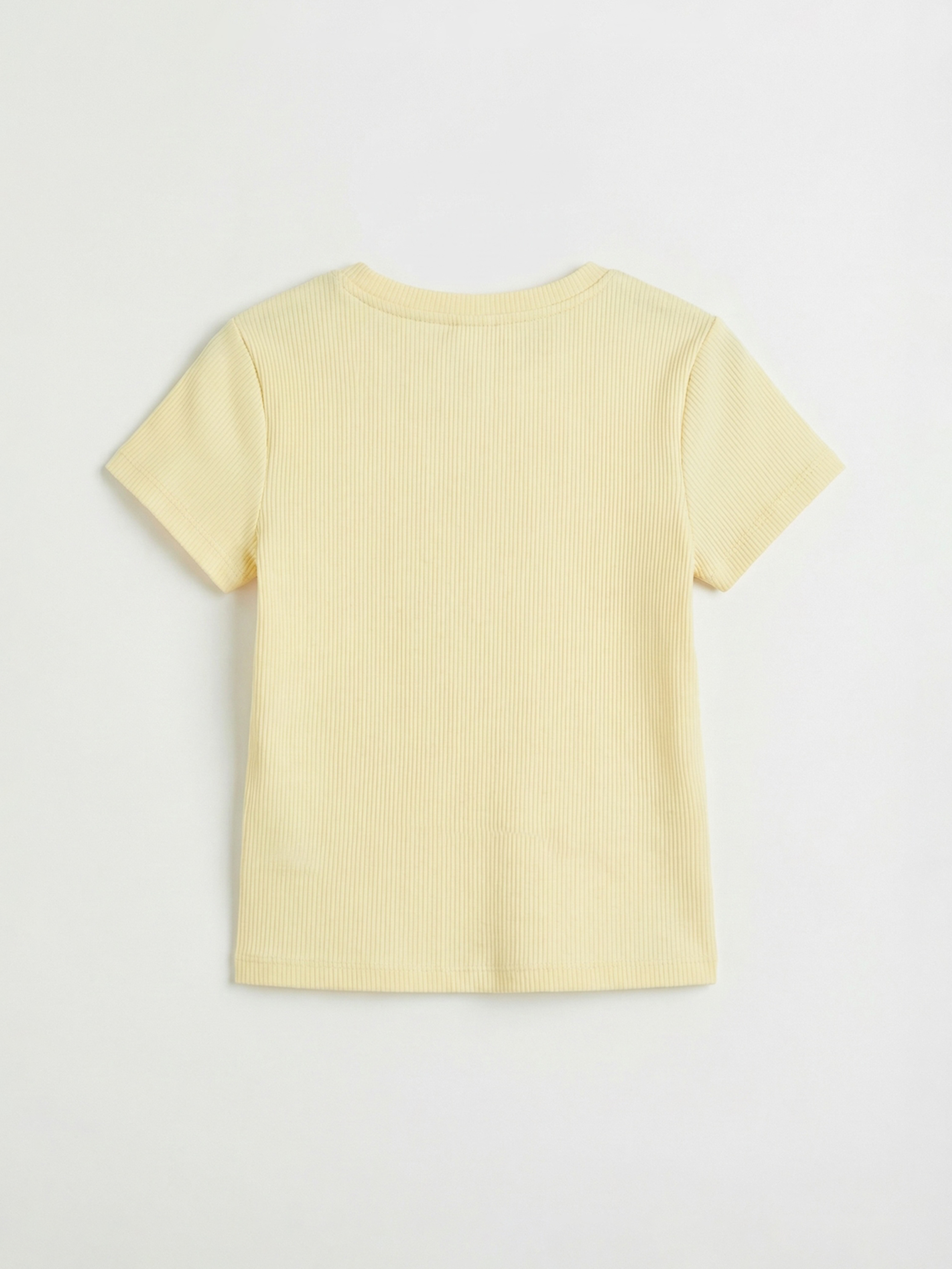 Rebrasti cvetni komplet za bebe devojčice sa kratkim rukavima-2