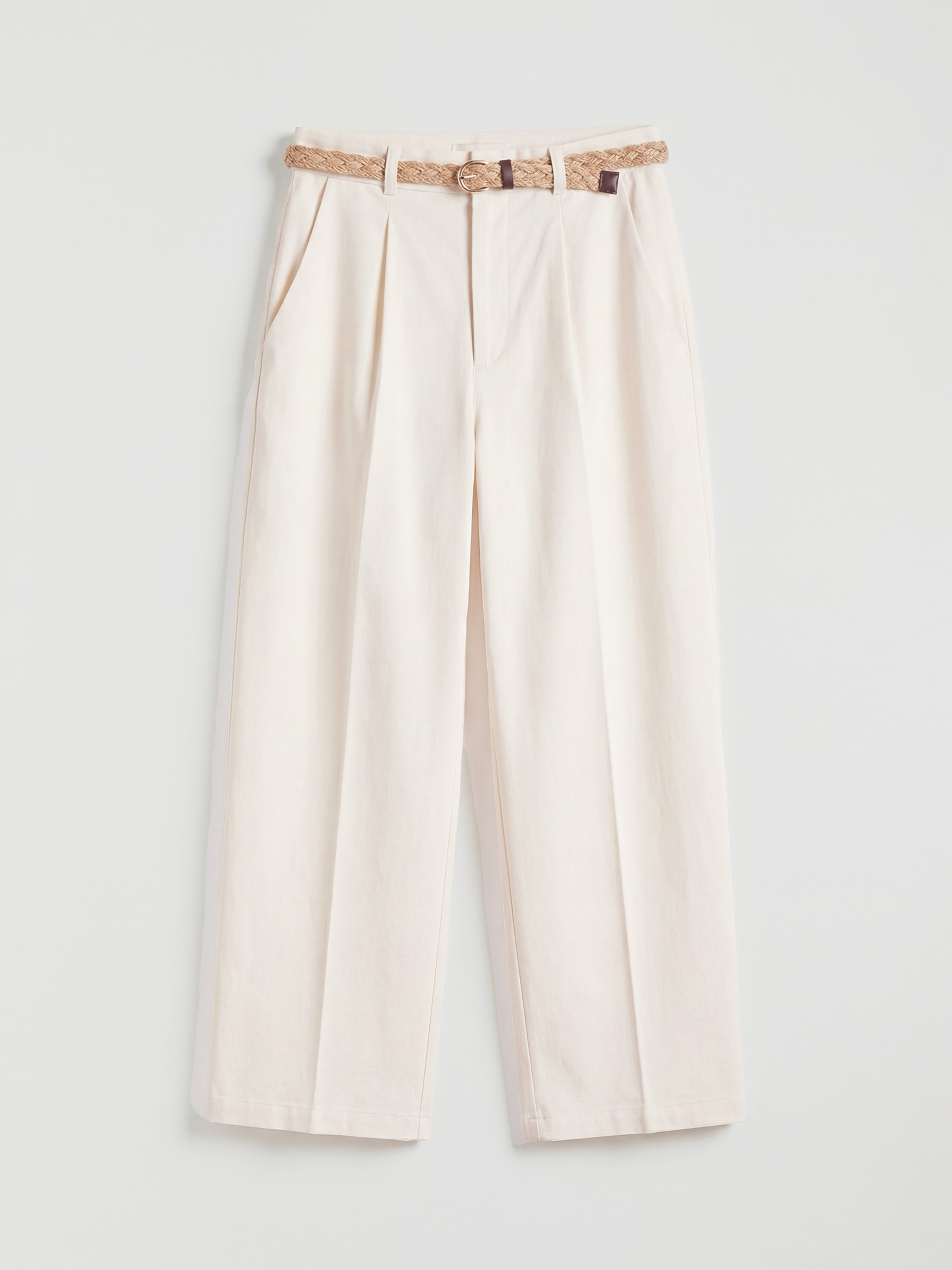 Жена Екрю Официални панталони-4