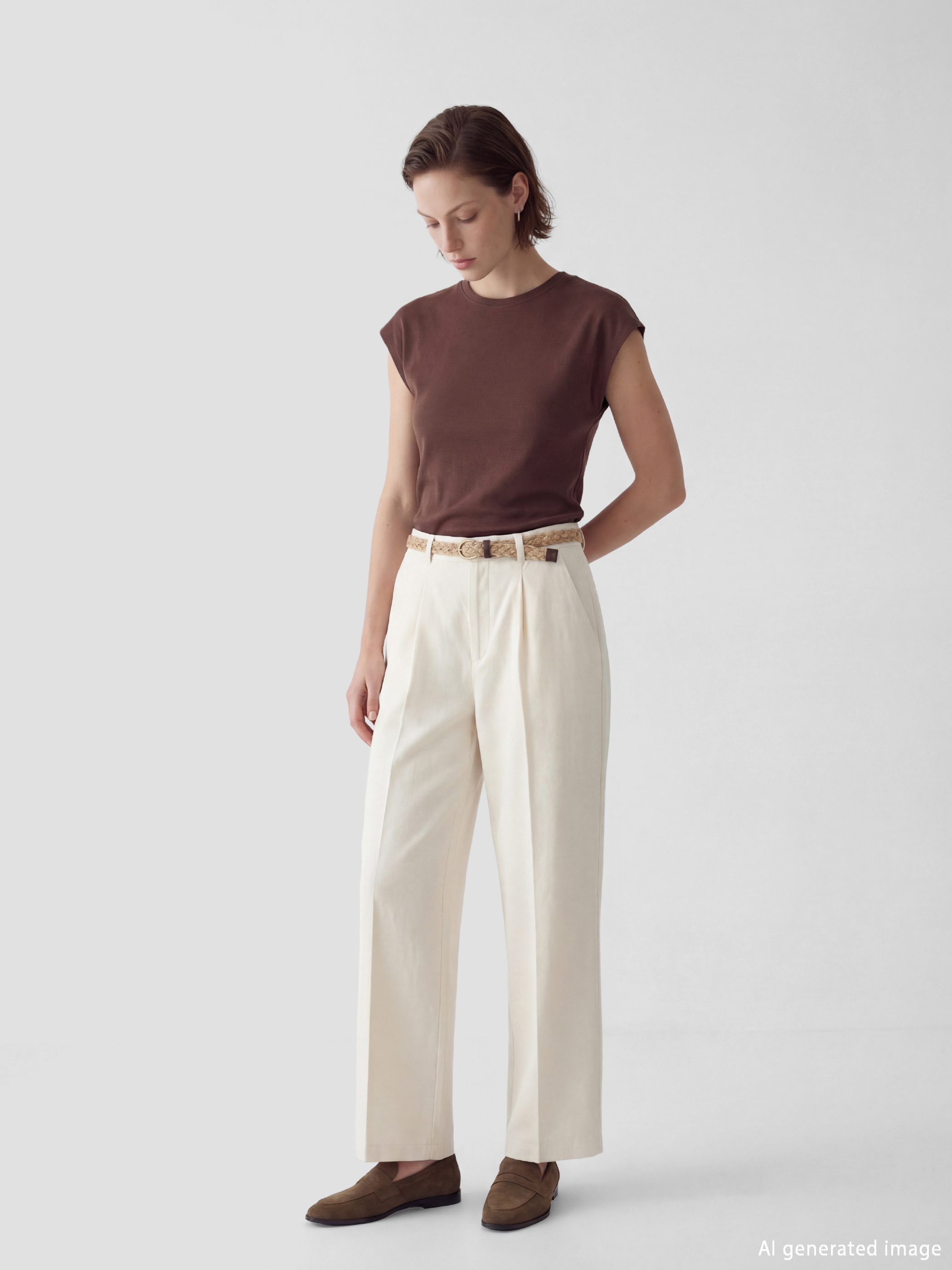 LCW Vision Жена Екрю Официални панталони