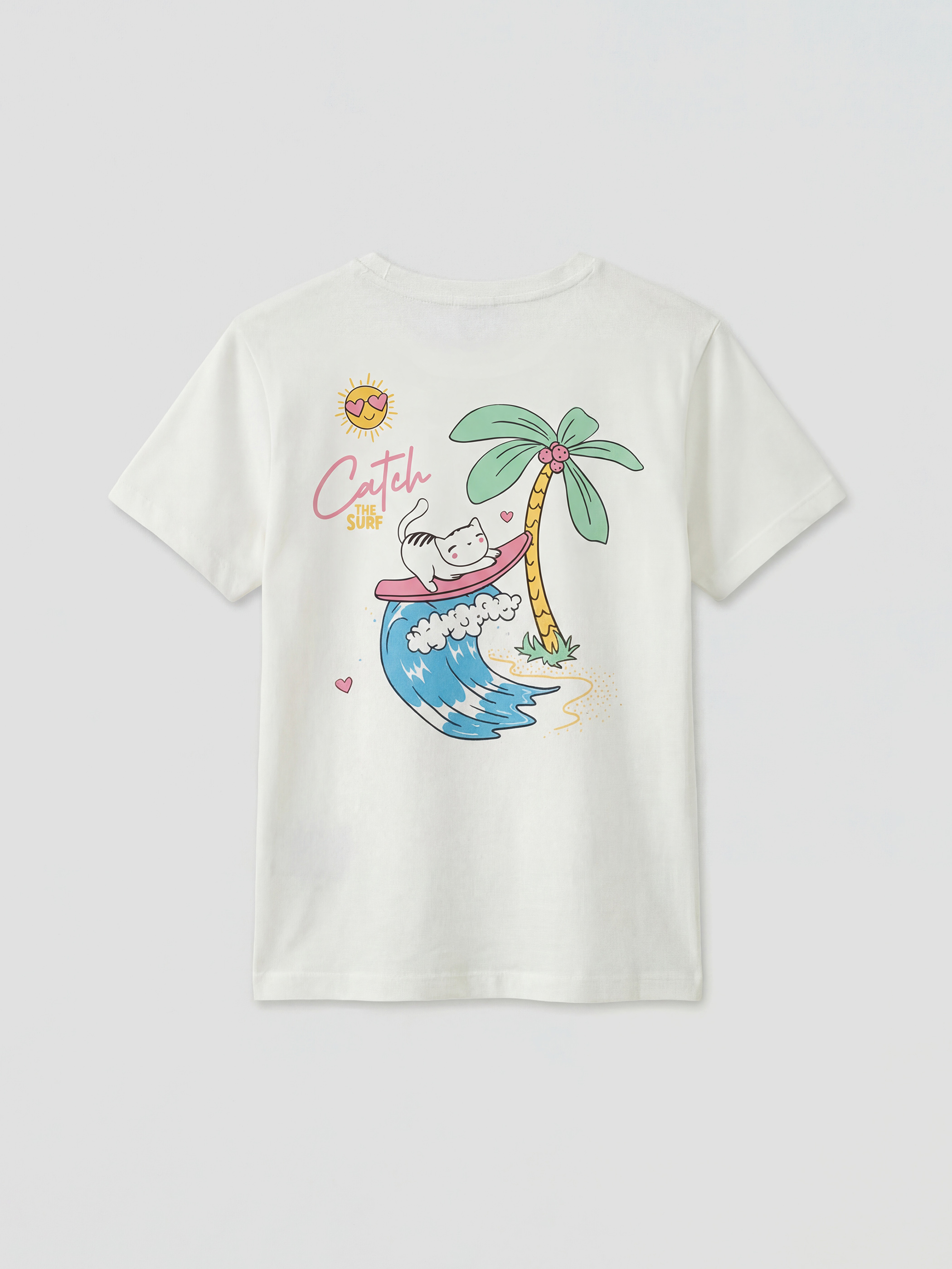 Girl ECRU T-Shirt-1