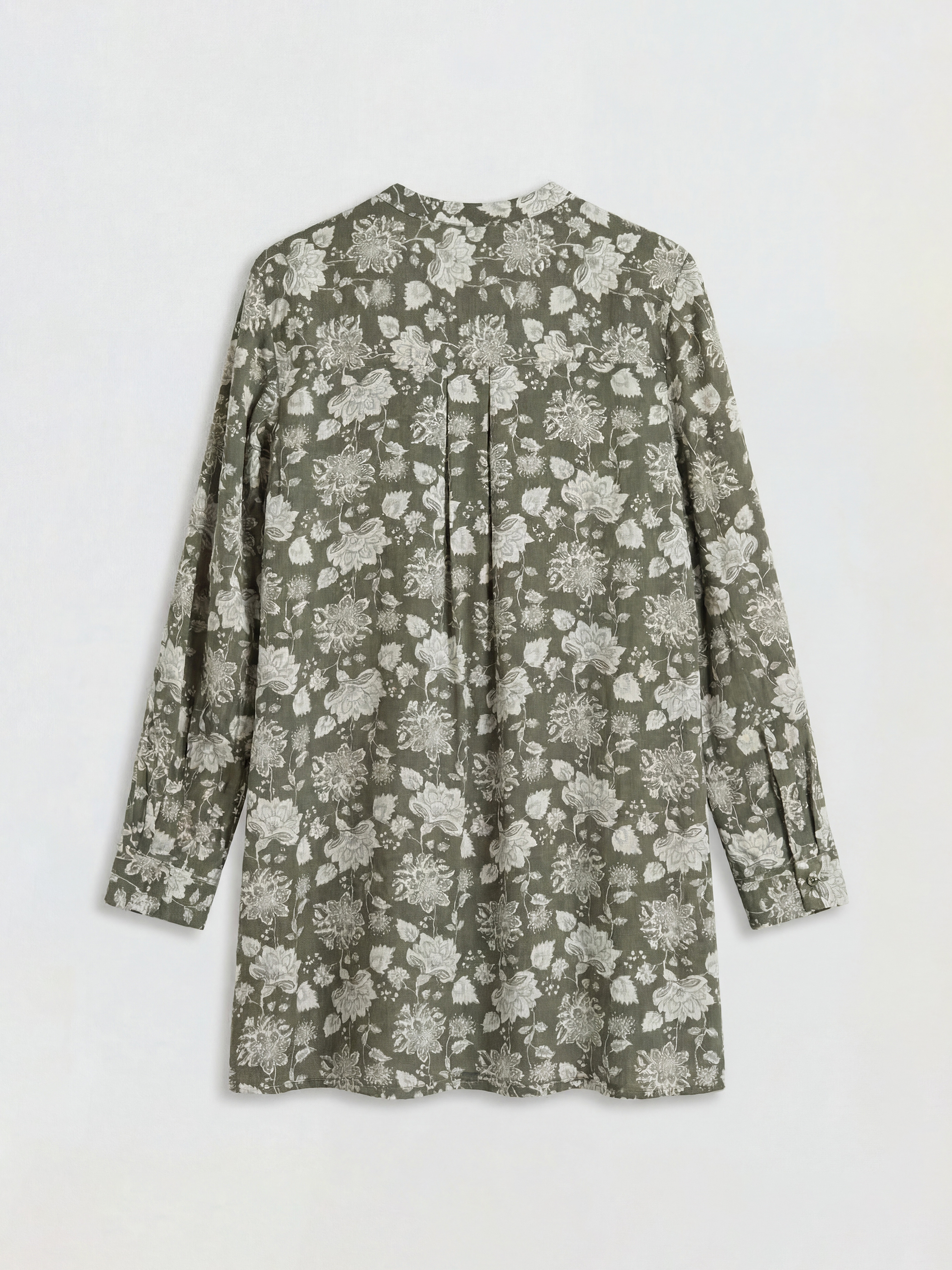 Hakim Yaka Çiçekli Kadın Tunik-5