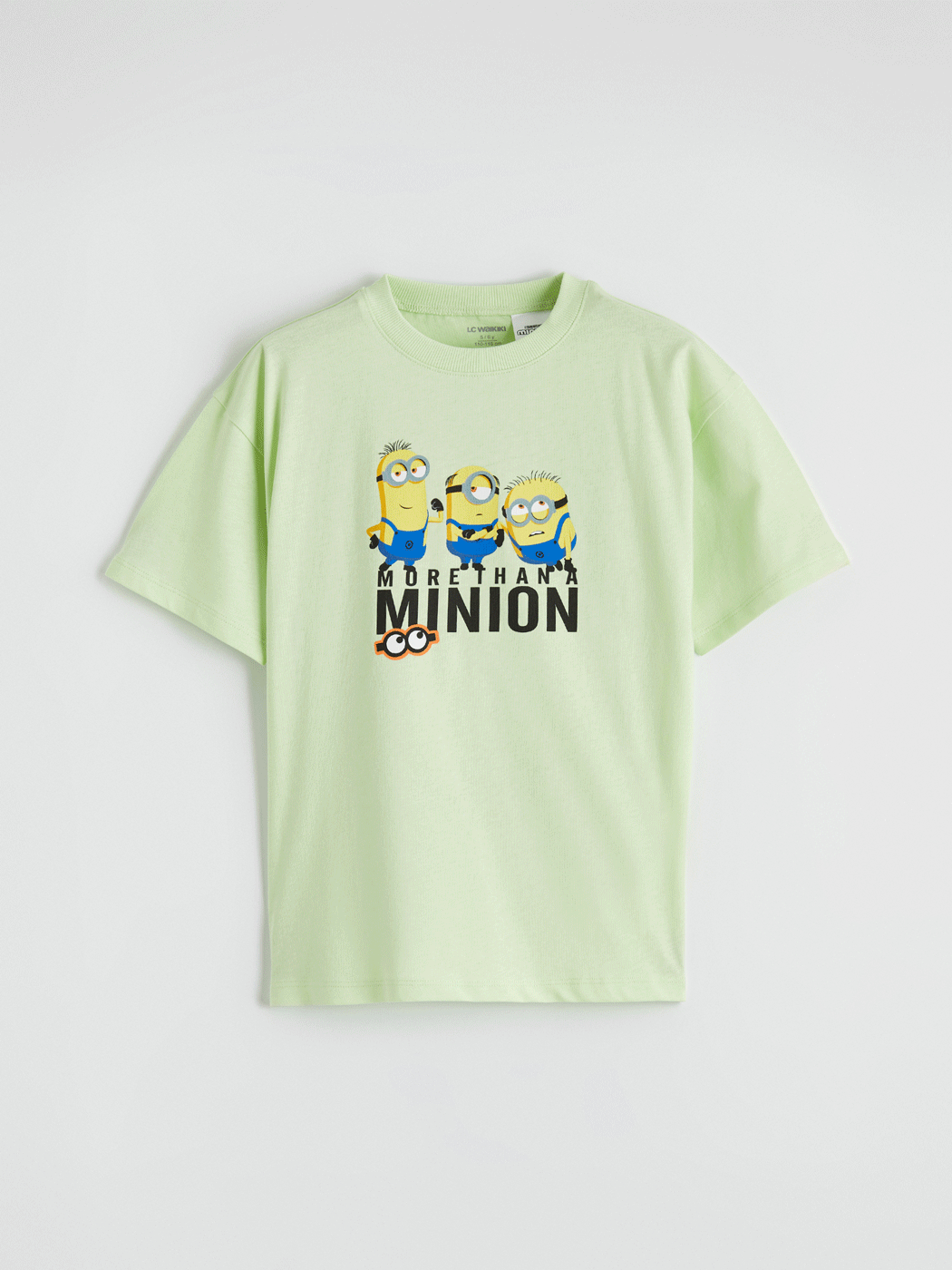 LCW Kids Bisiklet Yaka Minions Baskılı Erkek Çocuk Tişört