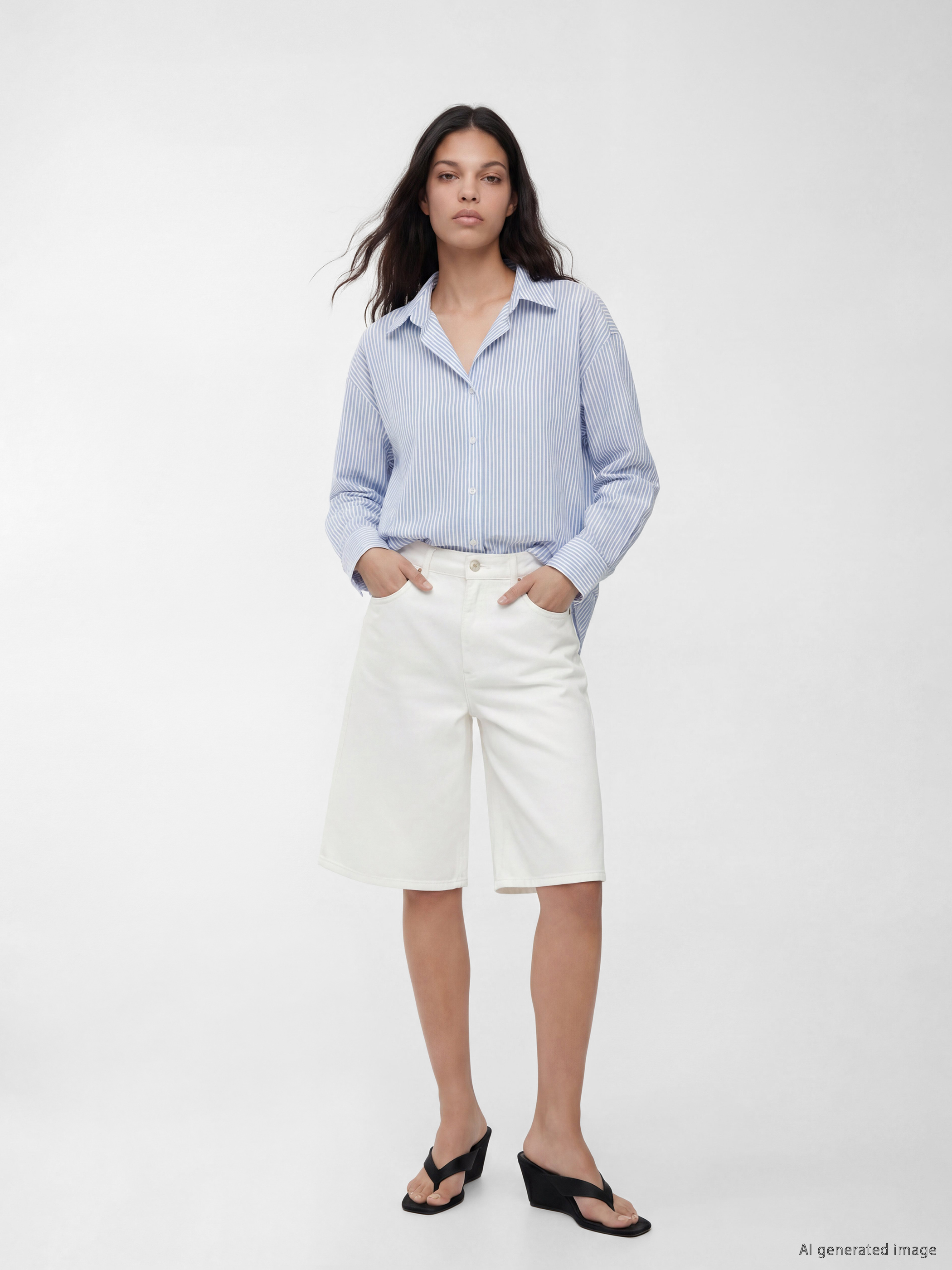 LCW Jeans Bermuda Fit Kadın Jean Şortolon