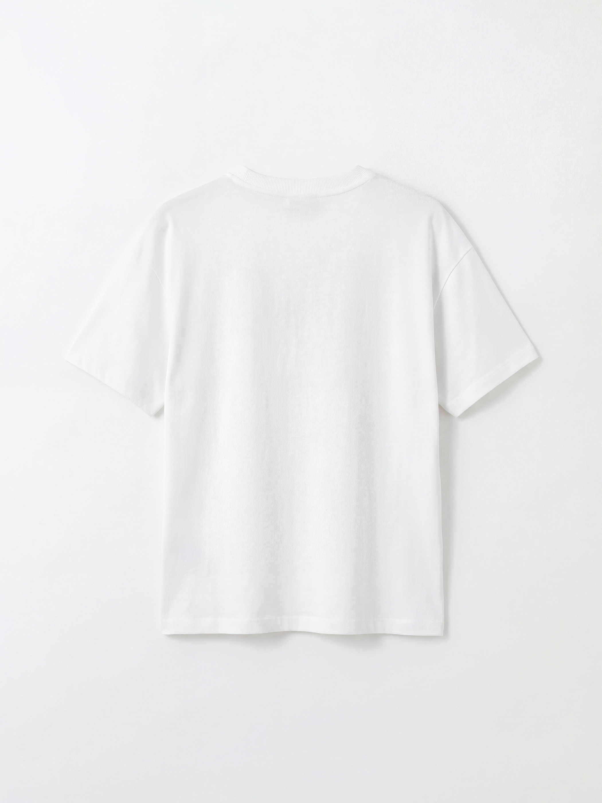 Beyaz Bisiklet Yaka Super Mario Baskılı Erkek Çocuk Tişört-1