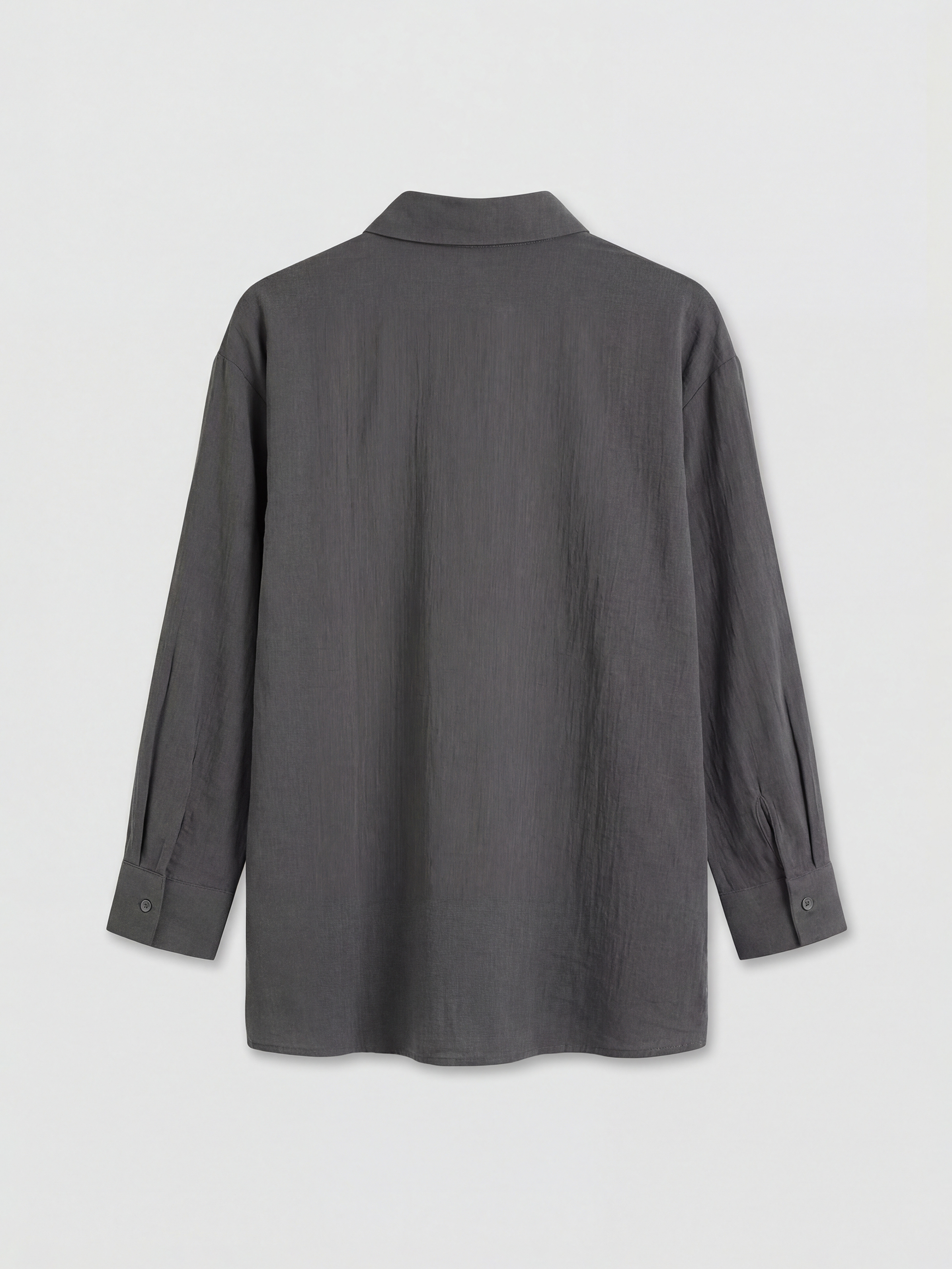 Antrasit Müslin Kadın Gömlek Tunik	-5