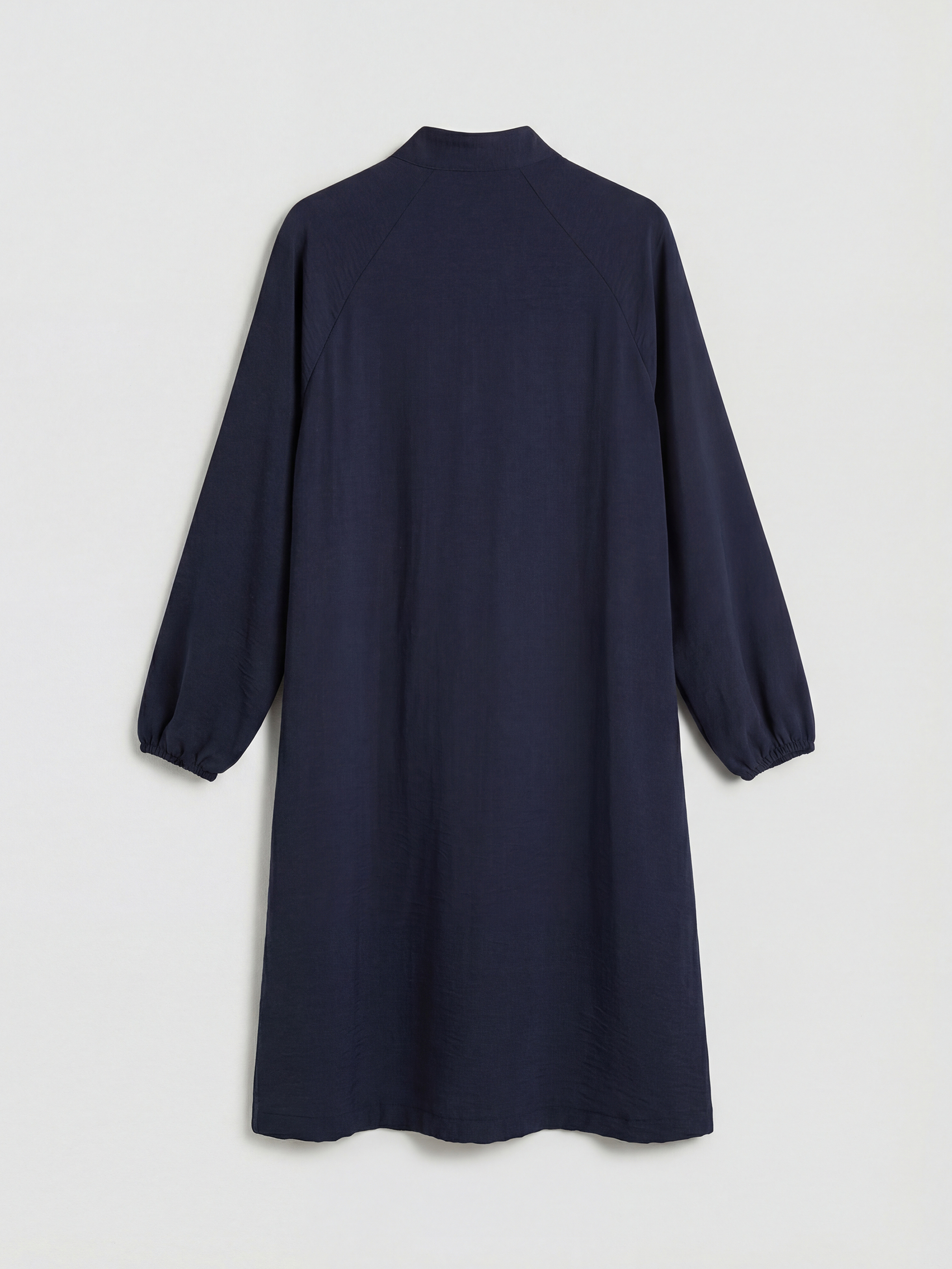 Lacivert Dik Yaka Kadın Tunik-1