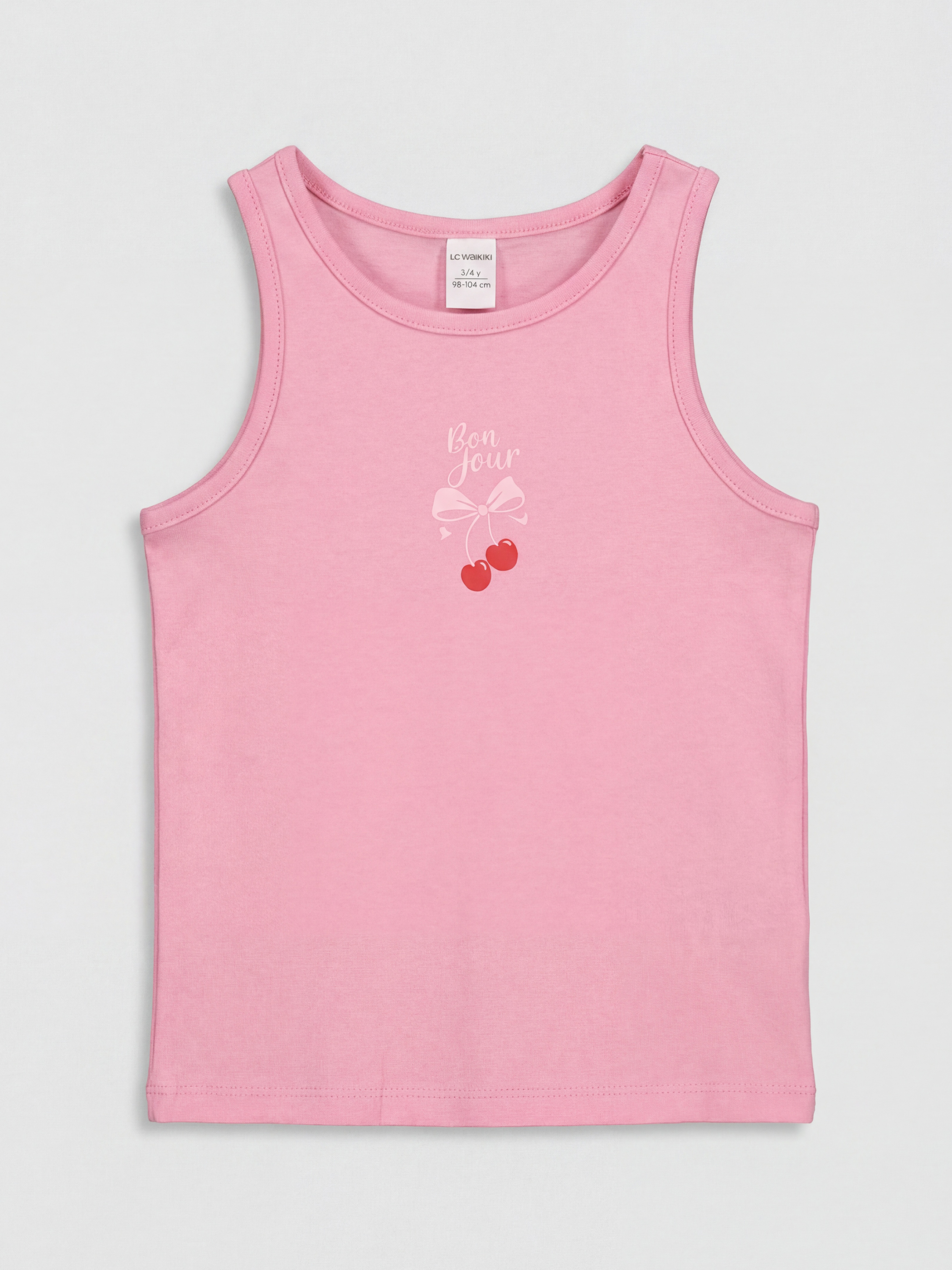 LCW ECO Момиче Розово Безръкавна тениска