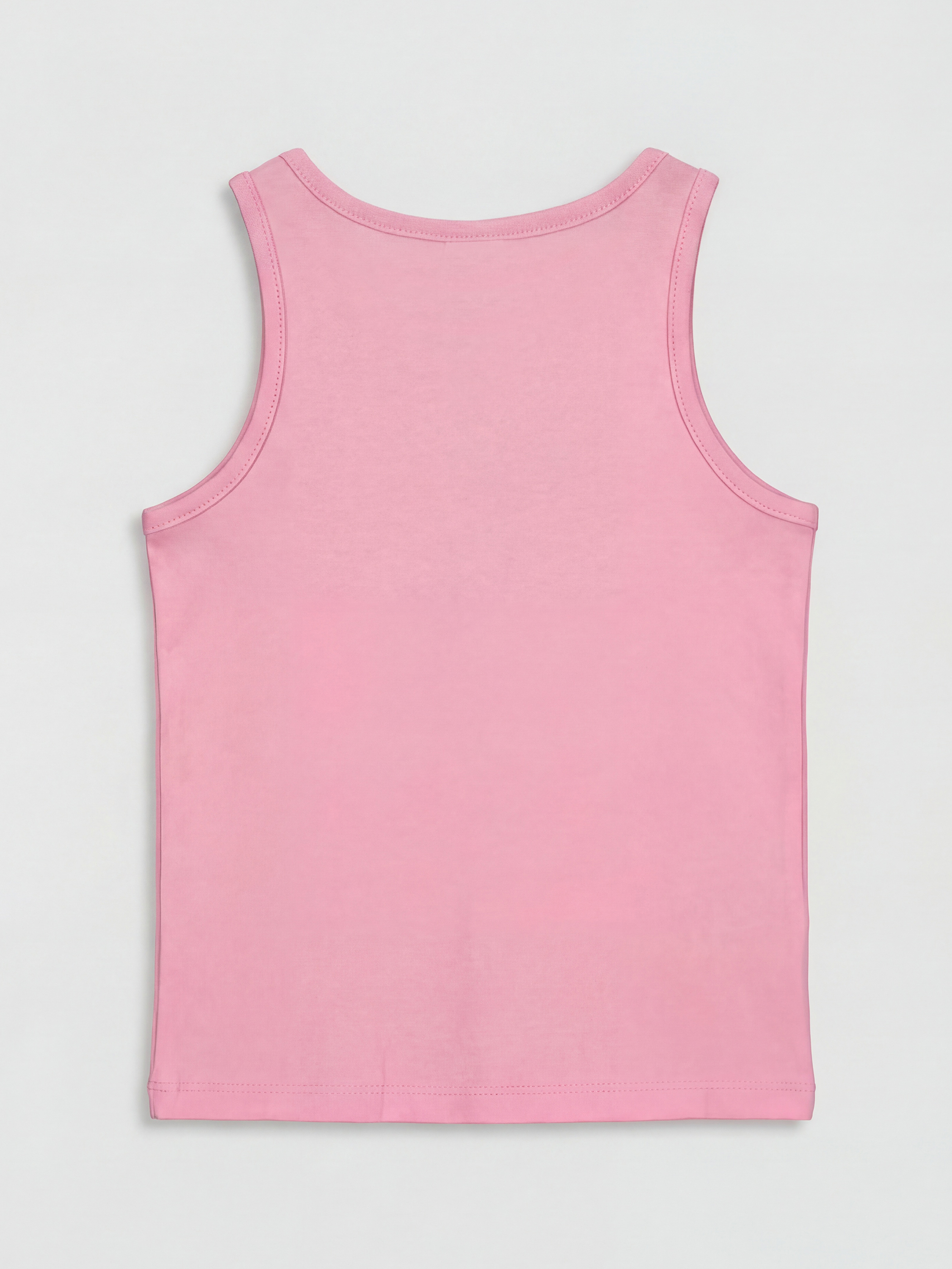 Момиче Розово Безръкавна тениска-1