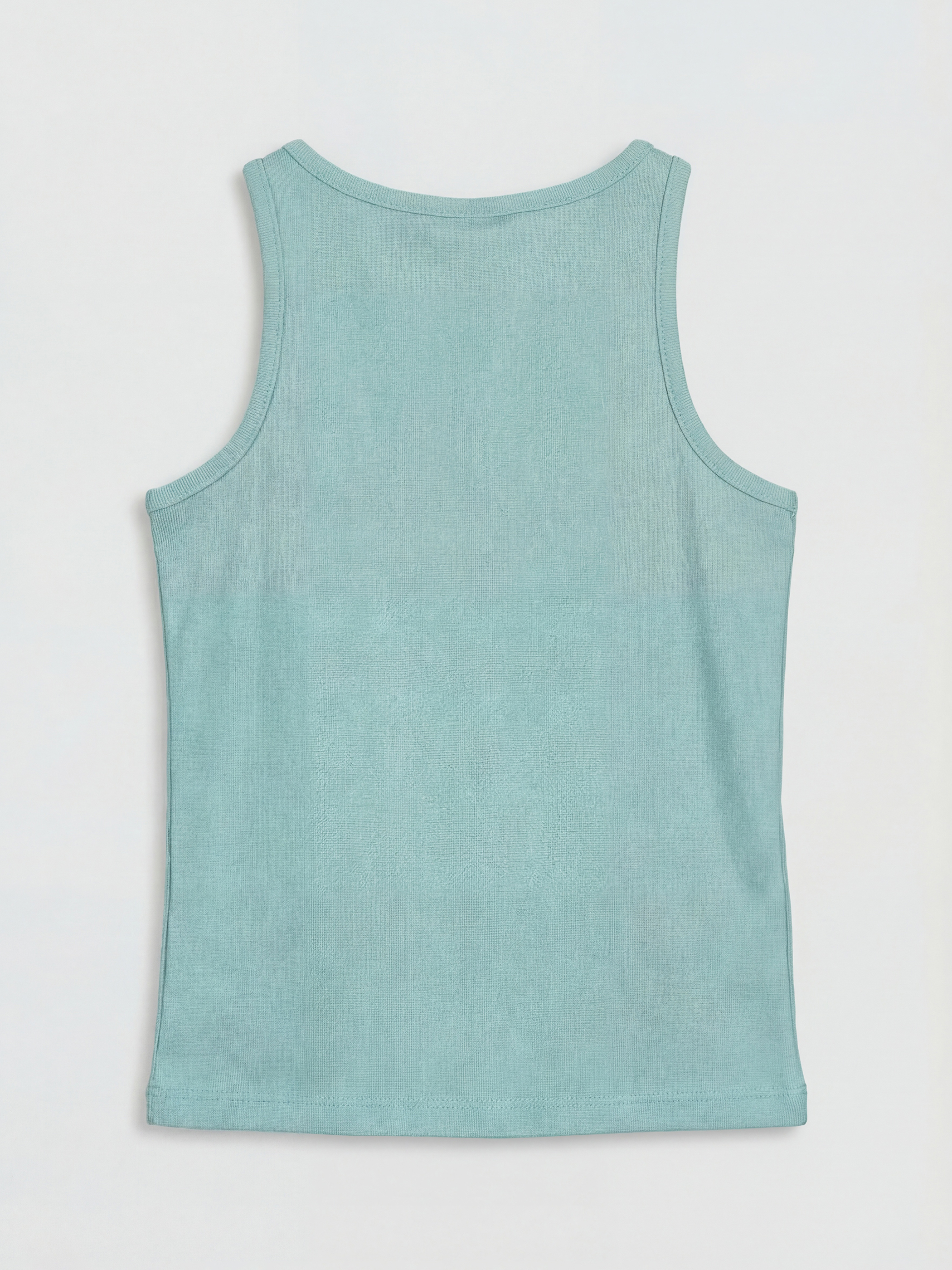 Момиче Тюркоазено Безръкавна тениска-1