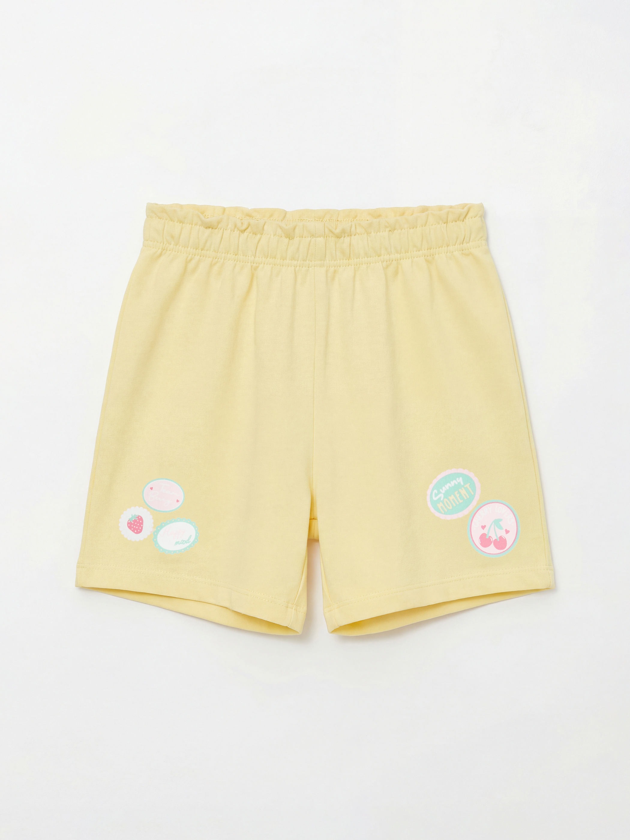 LCW Kids شورت بنات رضع مطبوع بخصر مرن - S6J016Z1-FRS