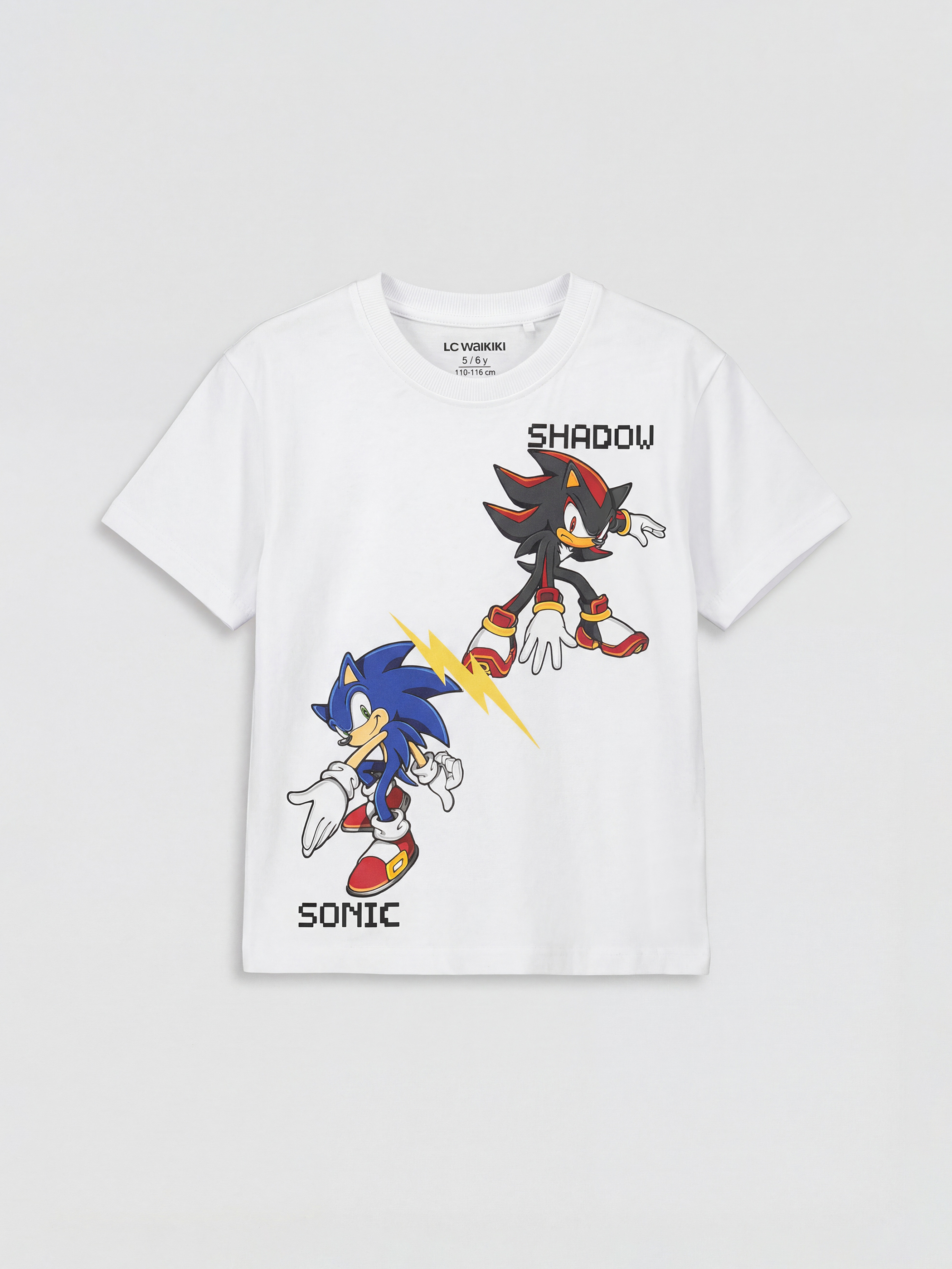 LCW Kids Sonic Baskılı Erkek Çocuk Tişört