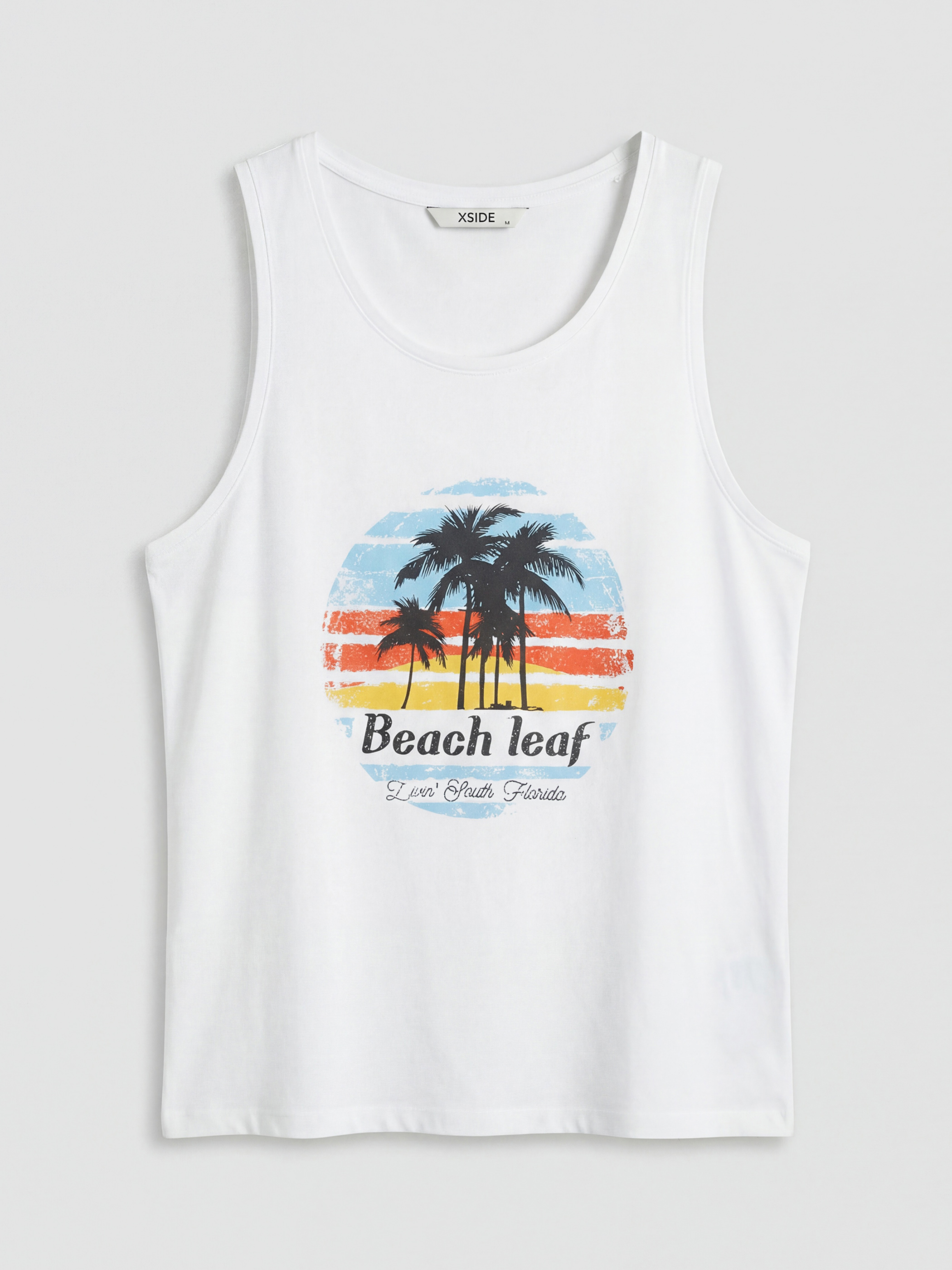 Muškarac BIJELA Majica bez rukava-3