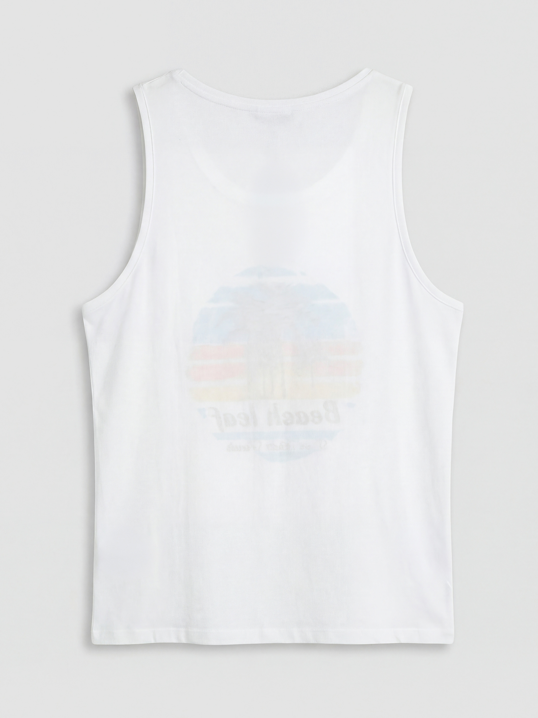 Muškarac BIJELA Majica bez rukava-4