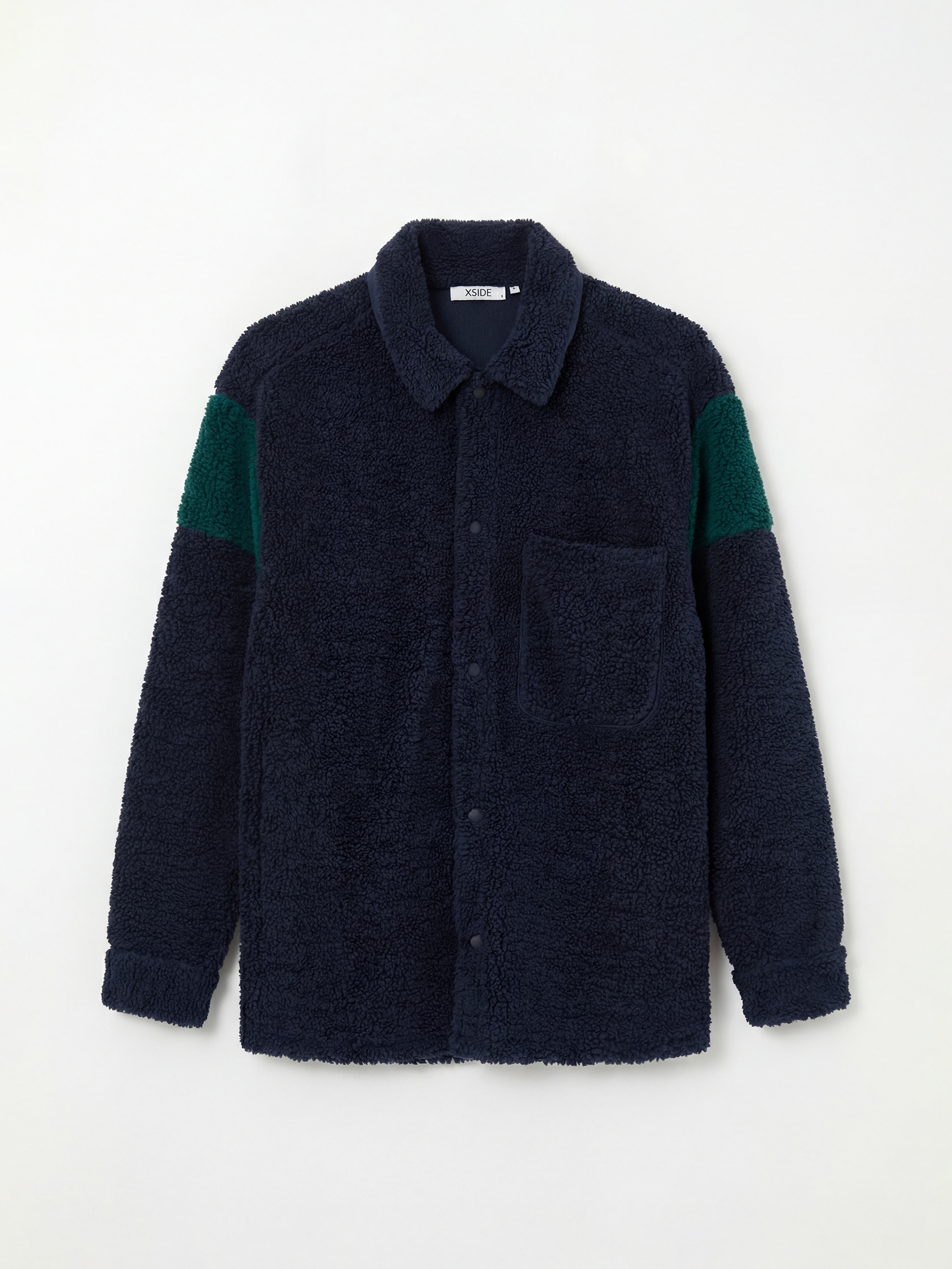 XSIDE Rahat Kalıp Erkek Pelüş Gömlek Ceket - S6J170Z8-HRC