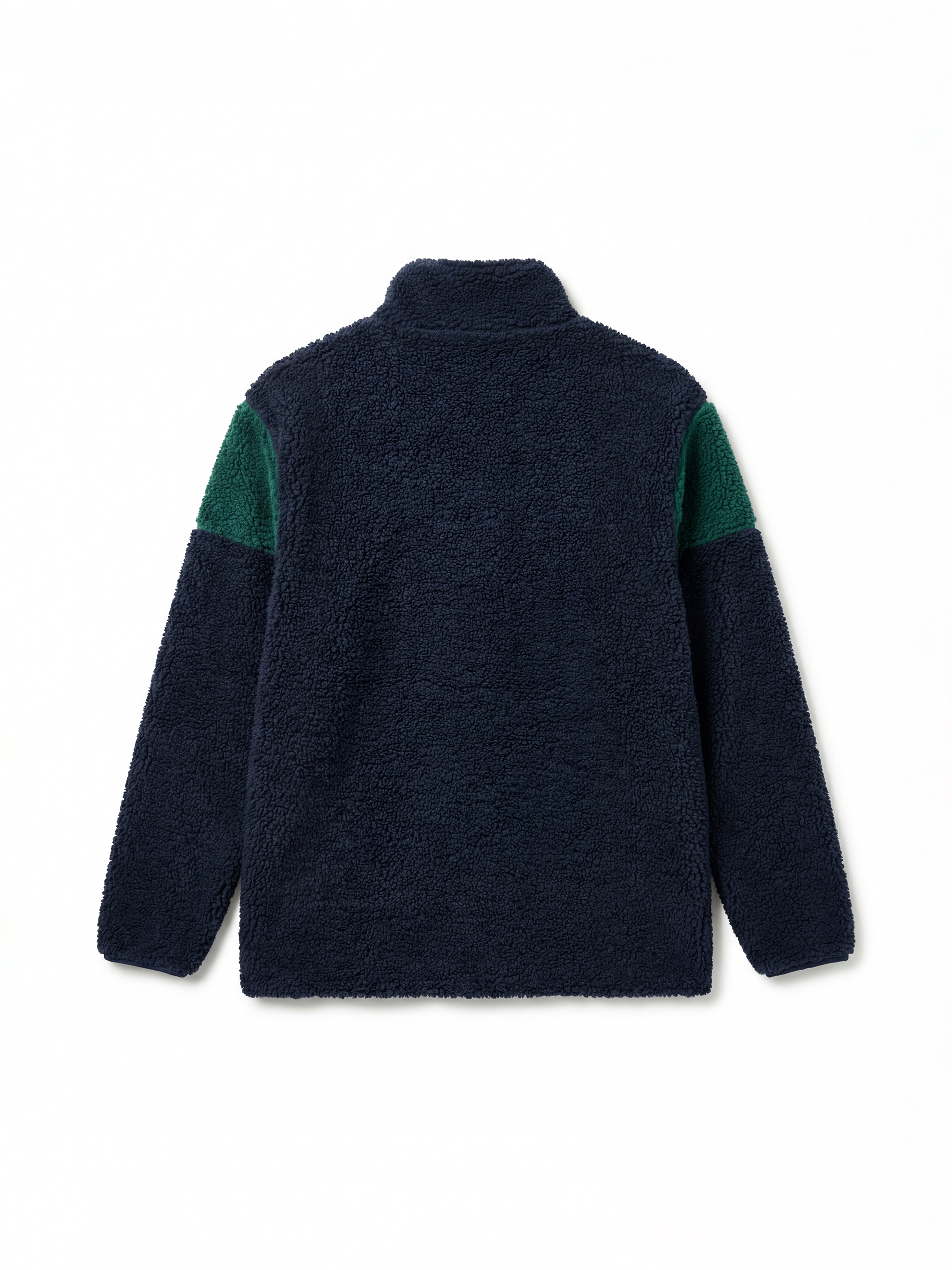 Lacivert Rahat Kalıp Erkek Pelüş Gömlek Ceket-1