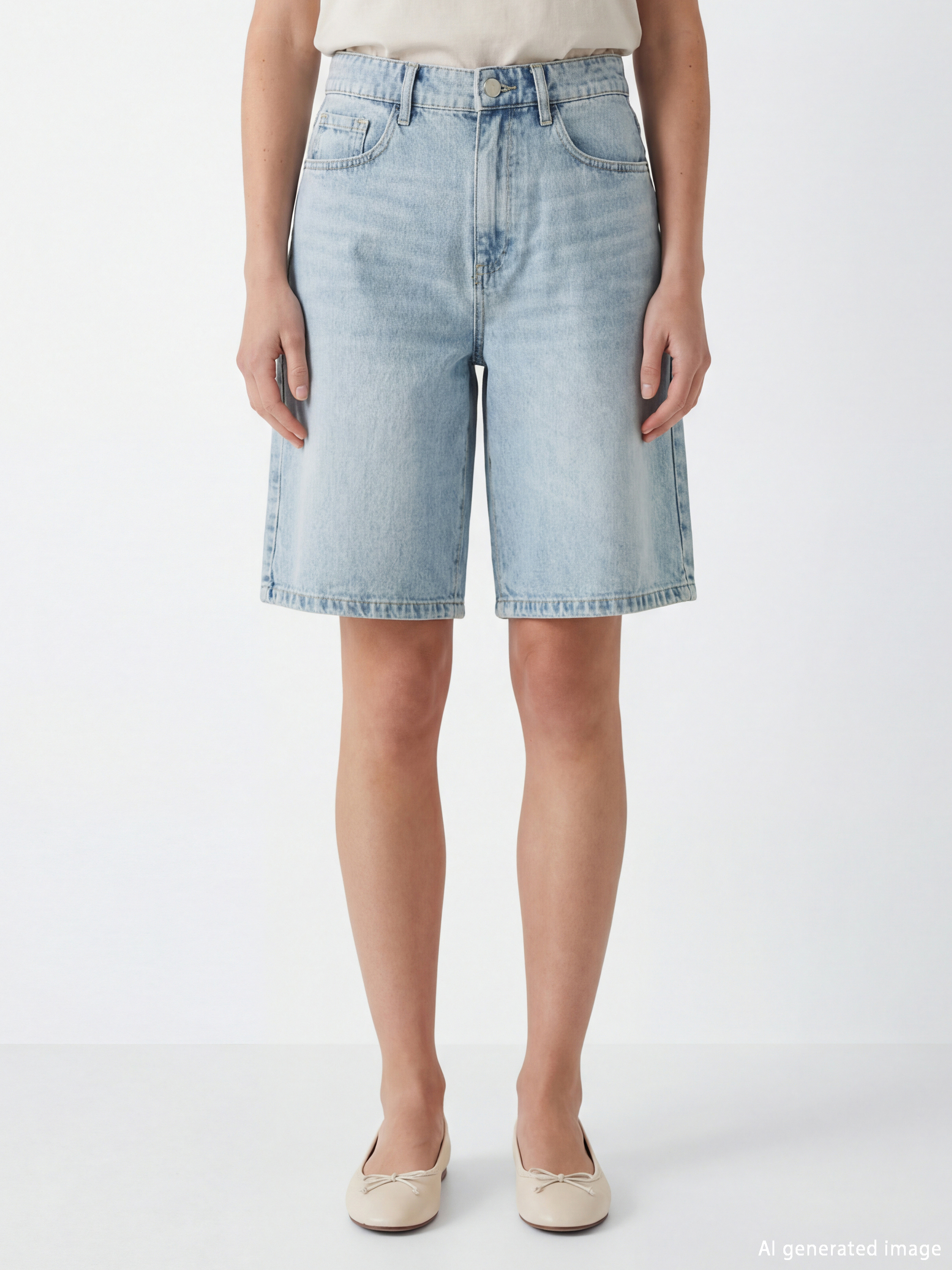 Short en jean INDIGO Femme-1