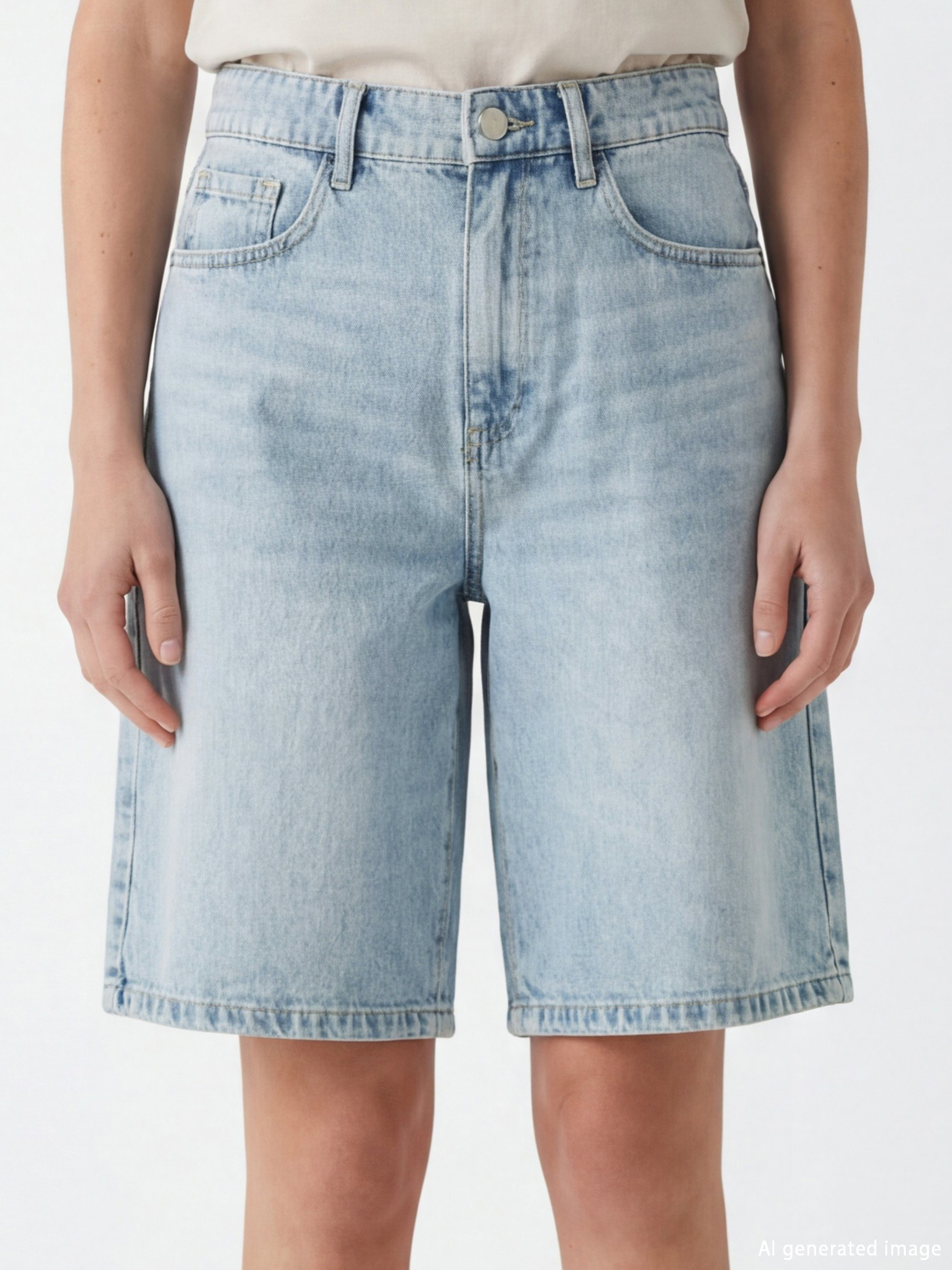 Short en jean INDIGO Femme-2