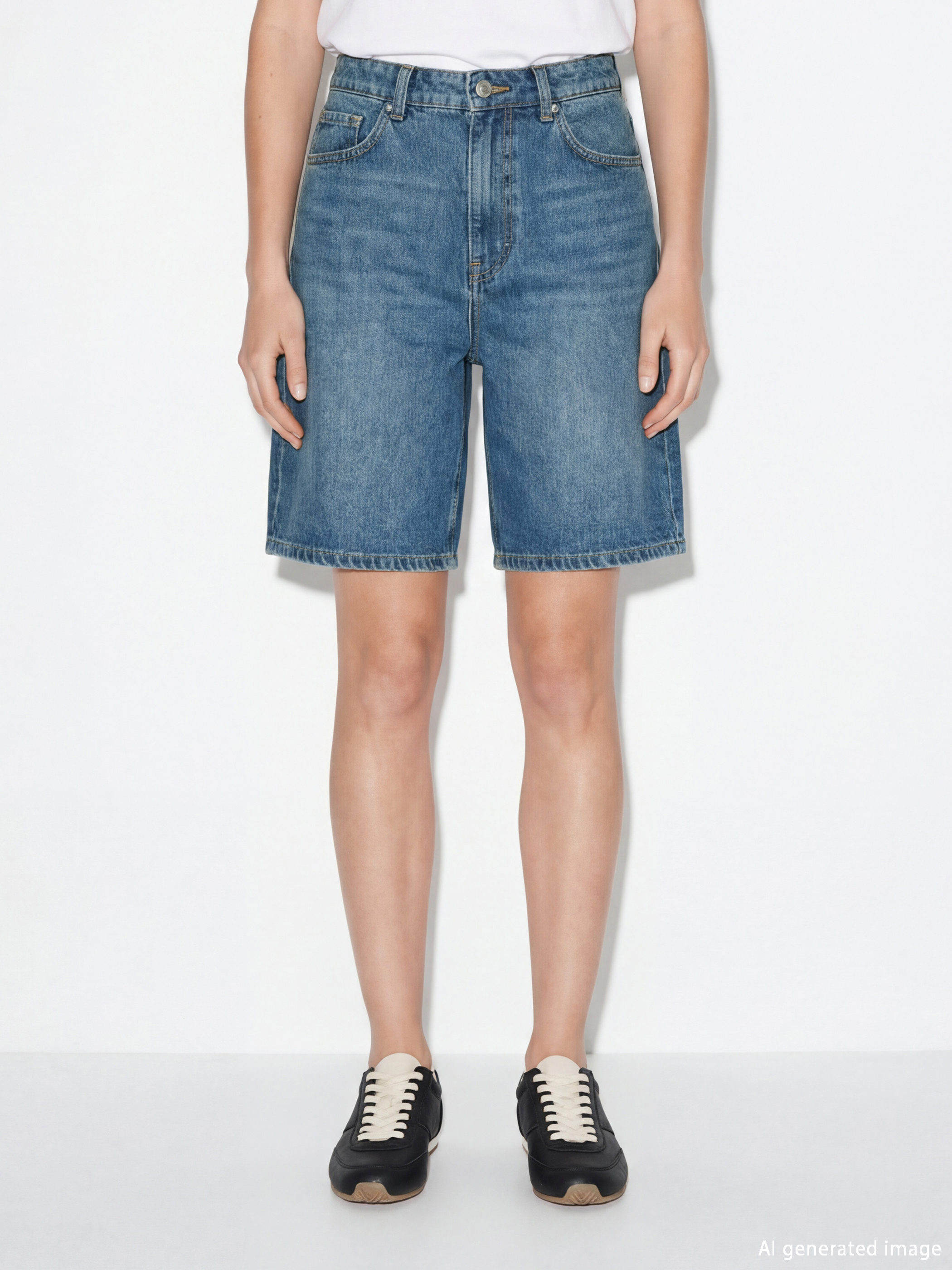 Short en jean INDIGO Femme-1