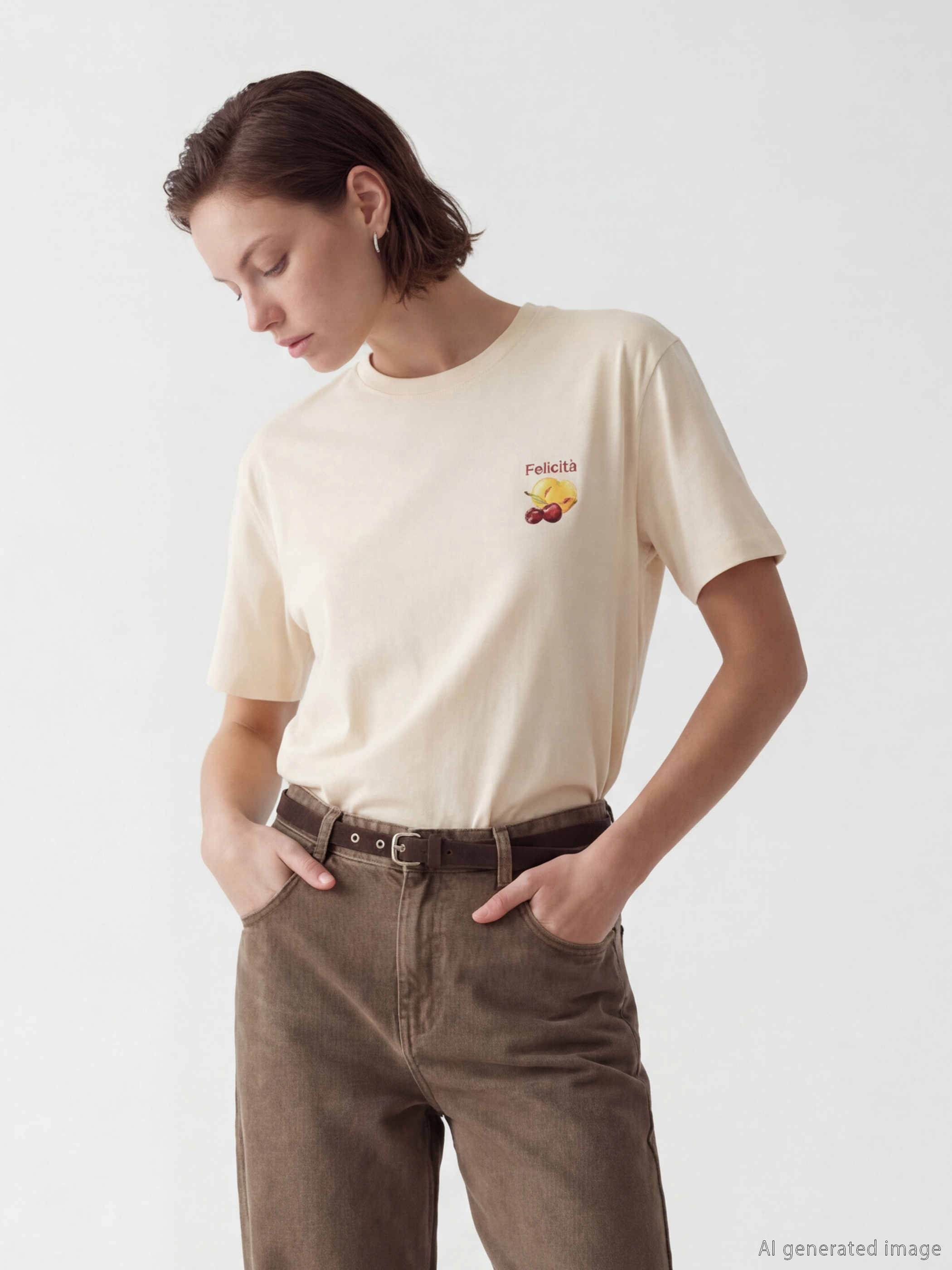 تيشيرت أصفر امرأة-1