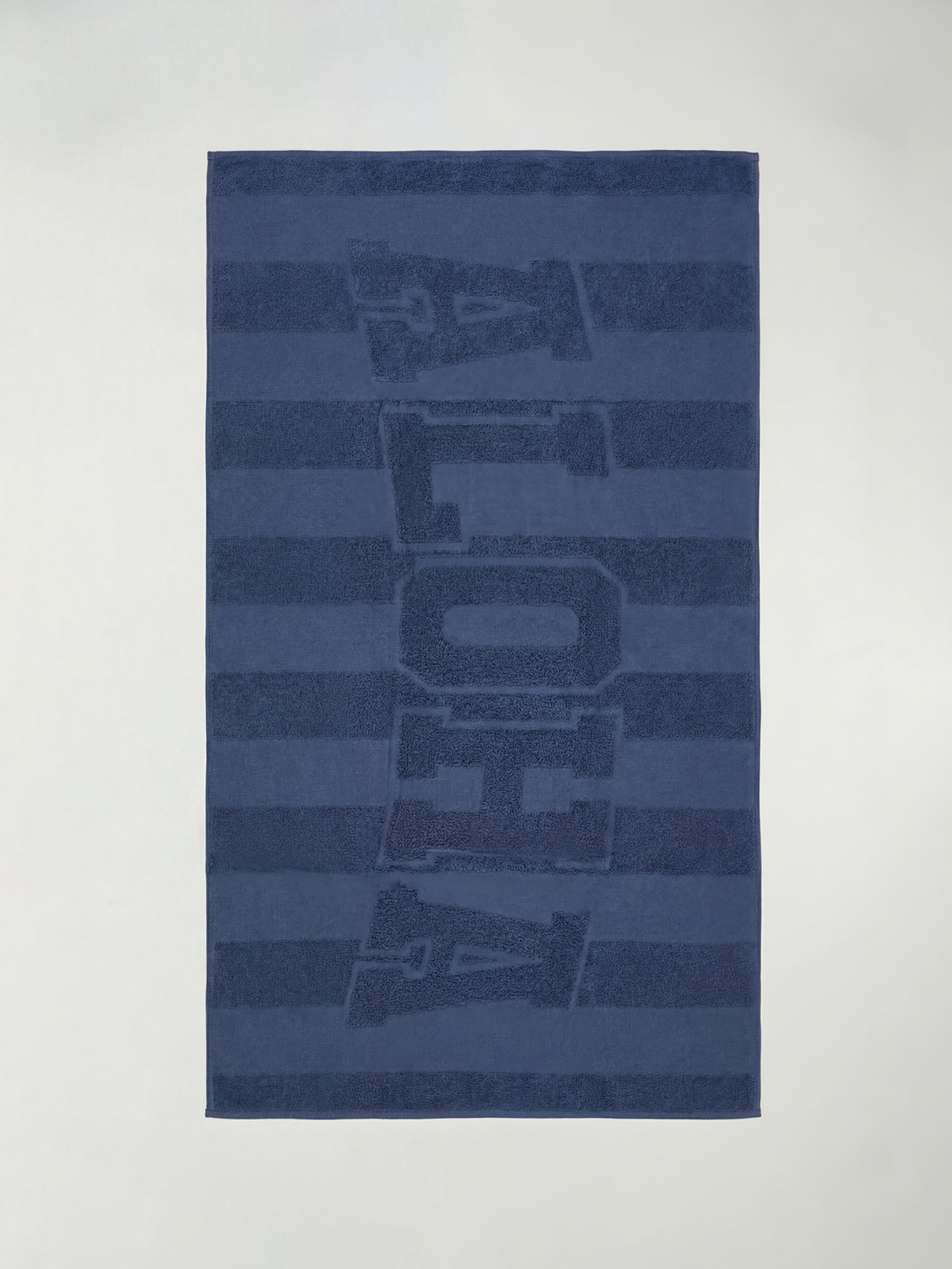 Lacivert Aloha Baskılı Erkek Plaj Havlusu 70x140 cm-1