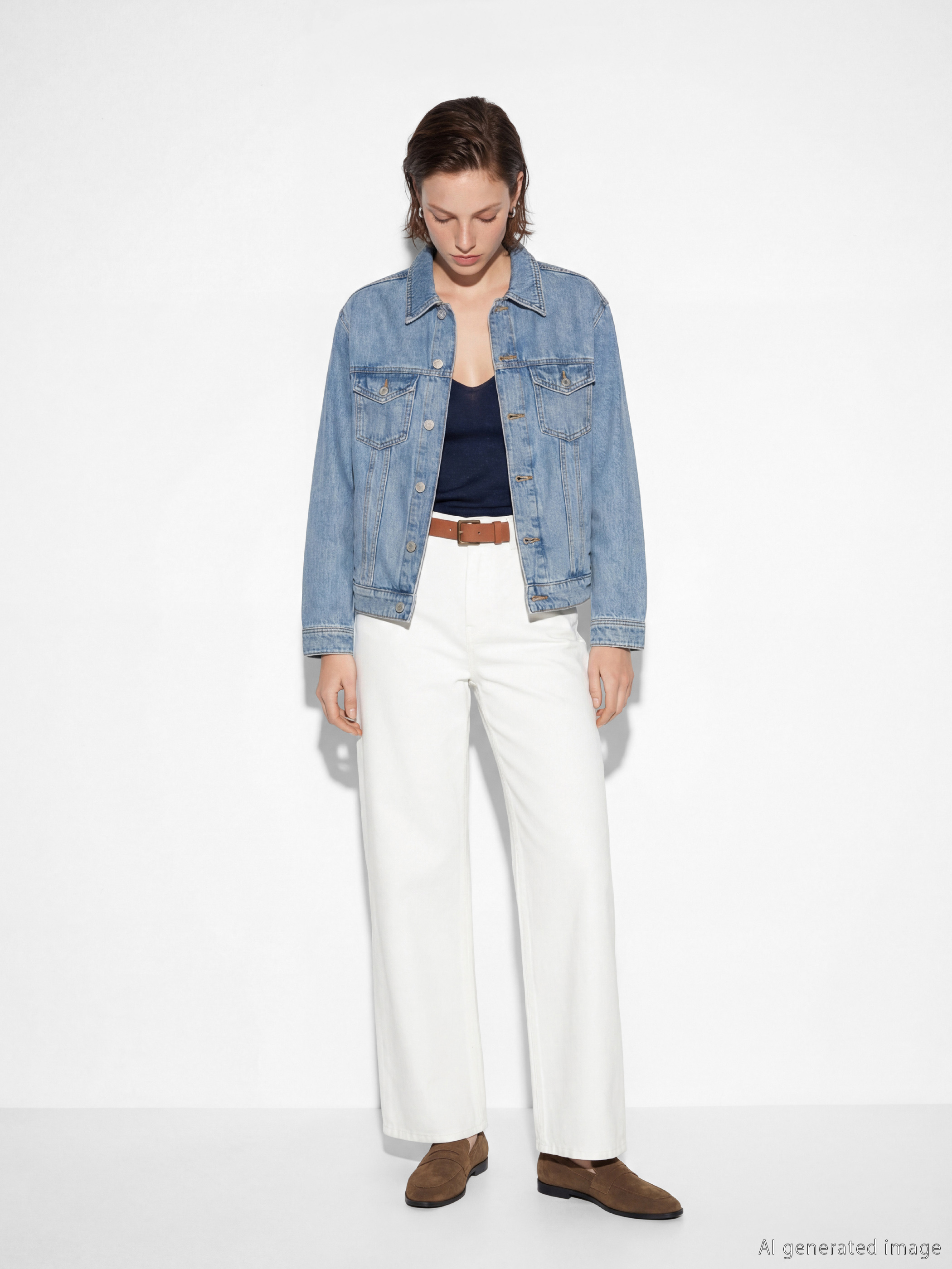 LCW Jeans Jean BLANC Femme