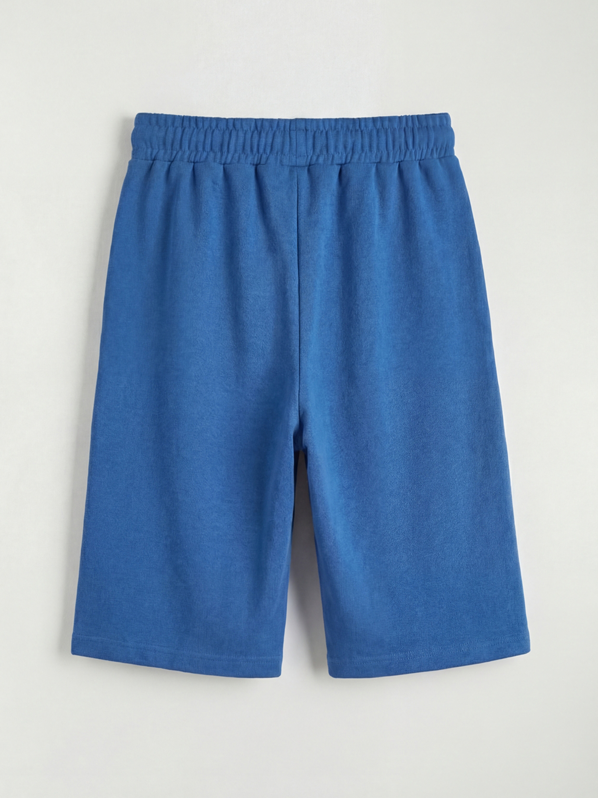 Mavi Beli Lastikli Erkek Çocuk Şort-1