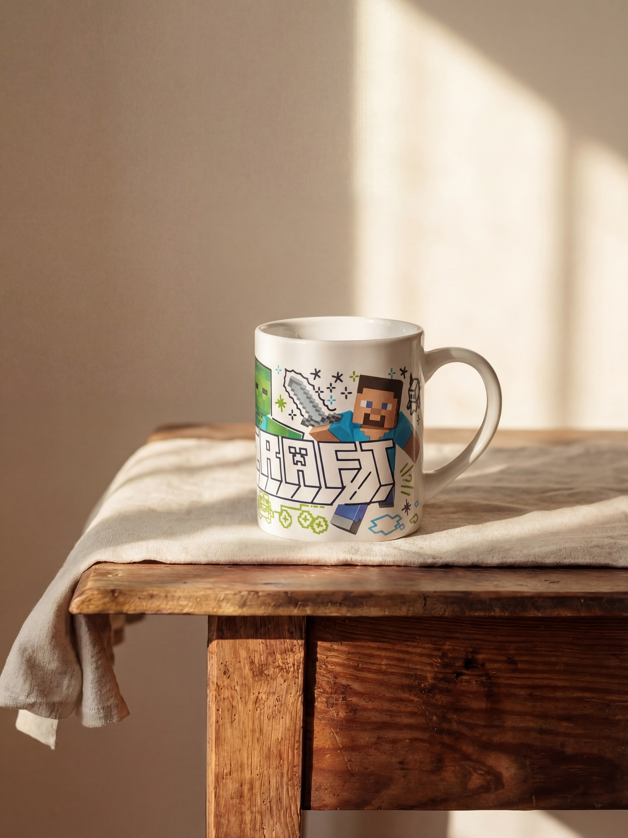 Karışık Minecraft Baskılı Porselen Kupa 240 ml-2
