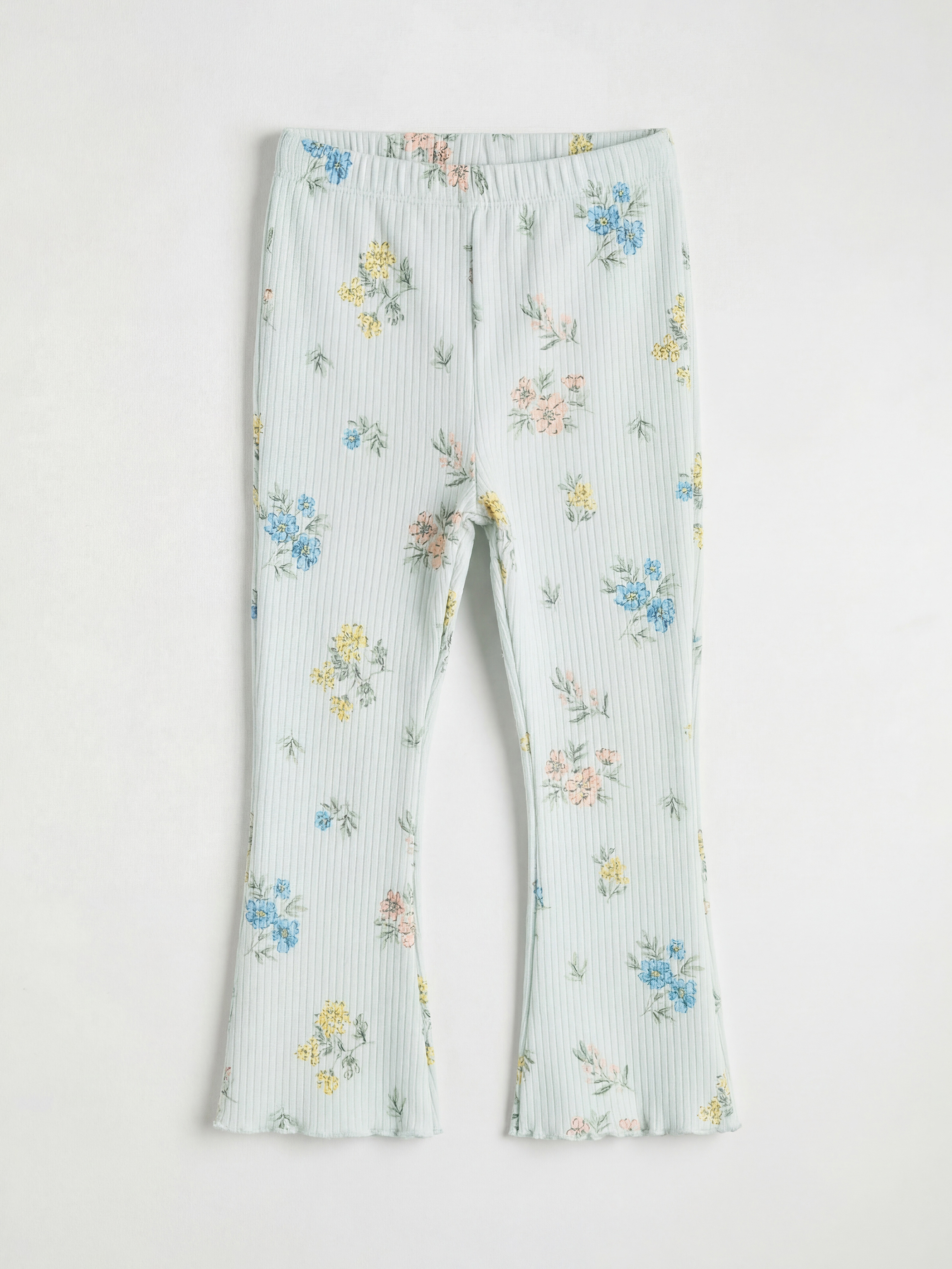 LCW baby Çiçek Desenli Kız Bebek İspanyol Paça Tayt - S6JA95Z1-LRL