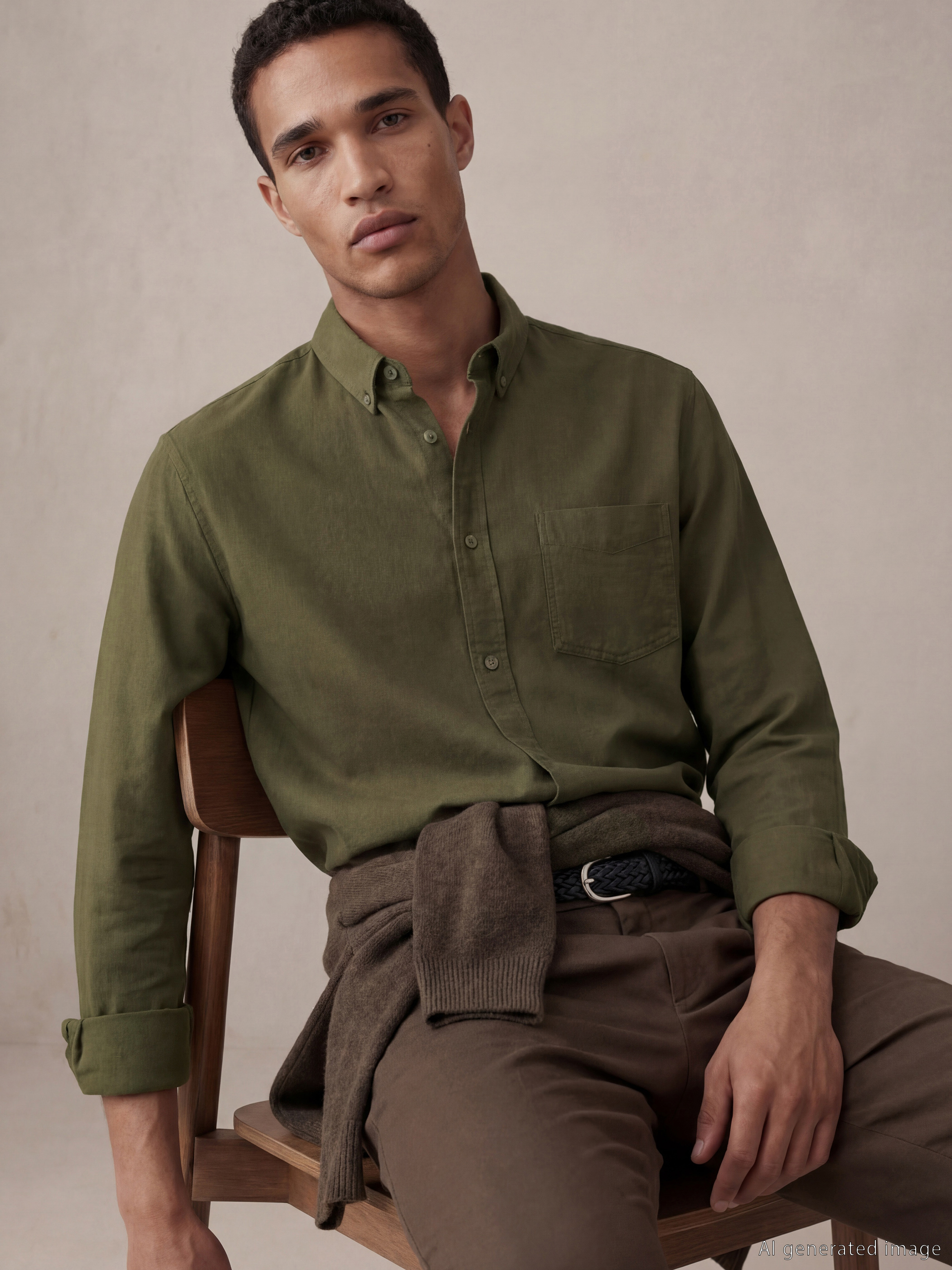 LCW Vision Regular Fit Oxford Erkek Gömlek - S6JB51Z8-2QH