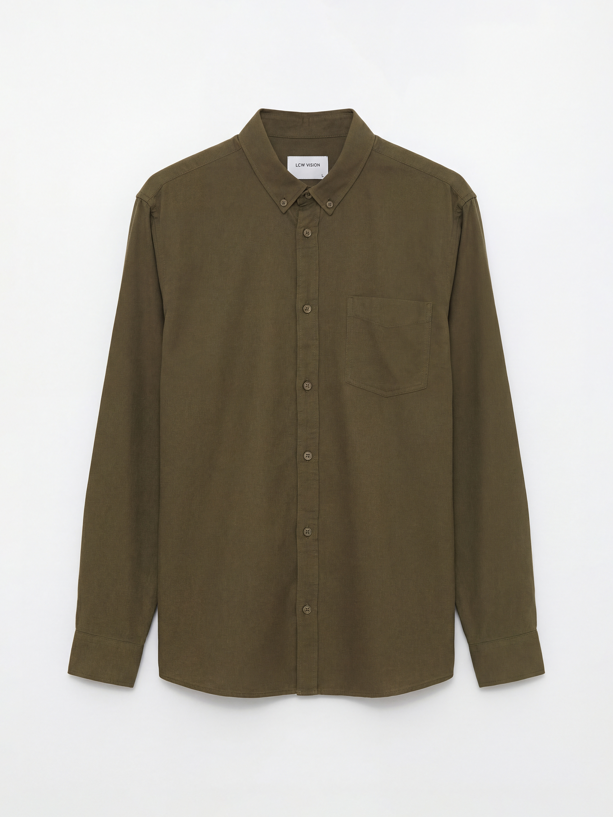 LCW Vision Regular Fit Oxford Erkek Gömlek - S6JB51Z8-2QH