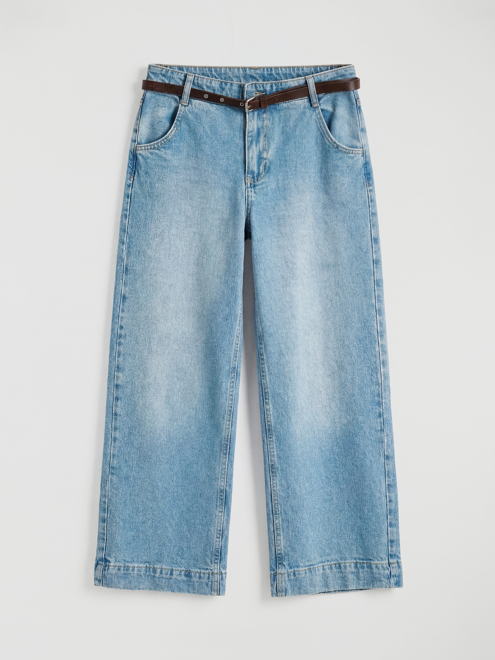 LCW Jeans Yüksek Bel Wideleg Kadın Jean Pantolon - S6JD02Z8-507