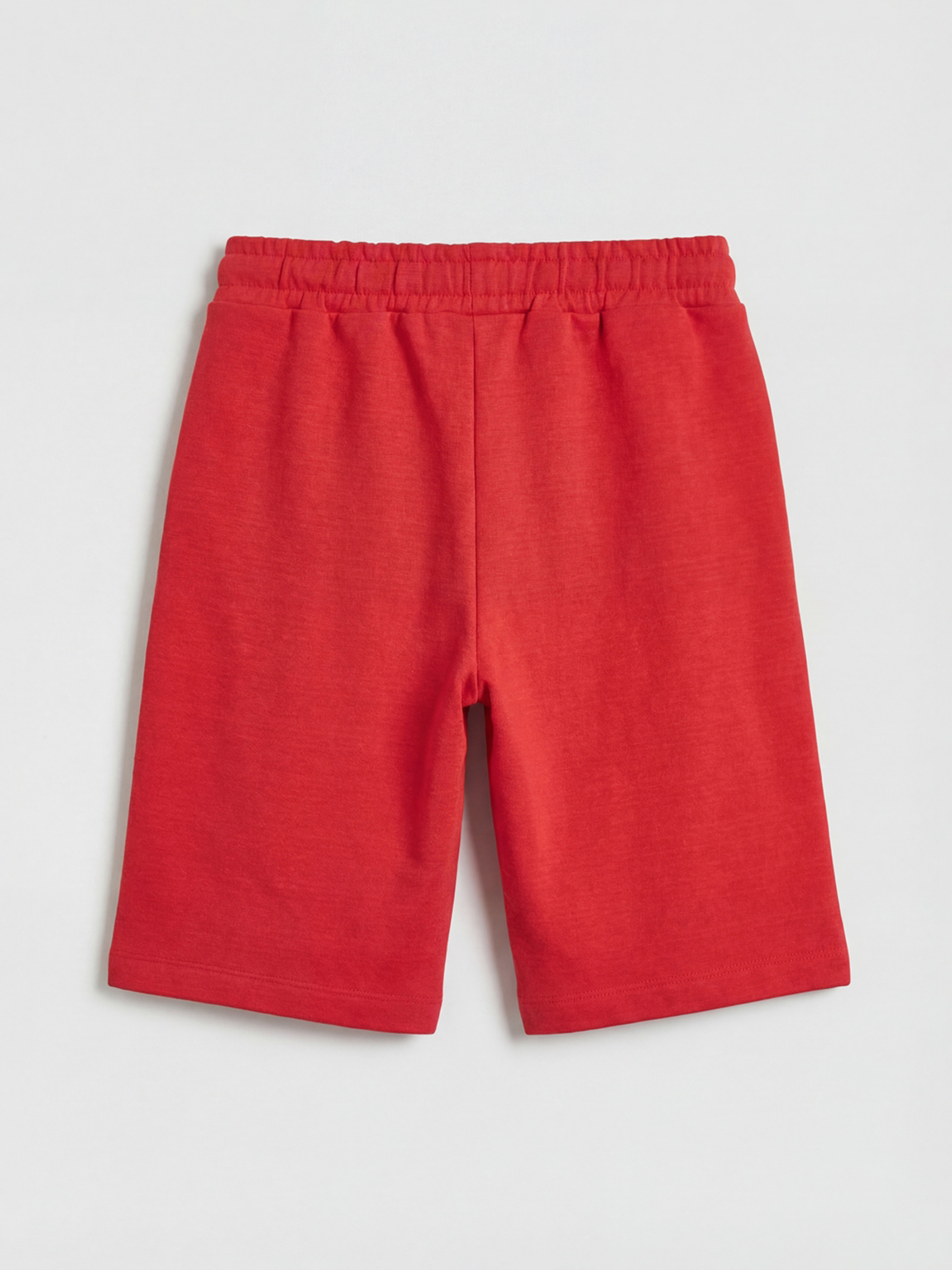 Kırmızı Baskılı Erkek Çocuk Şort-1