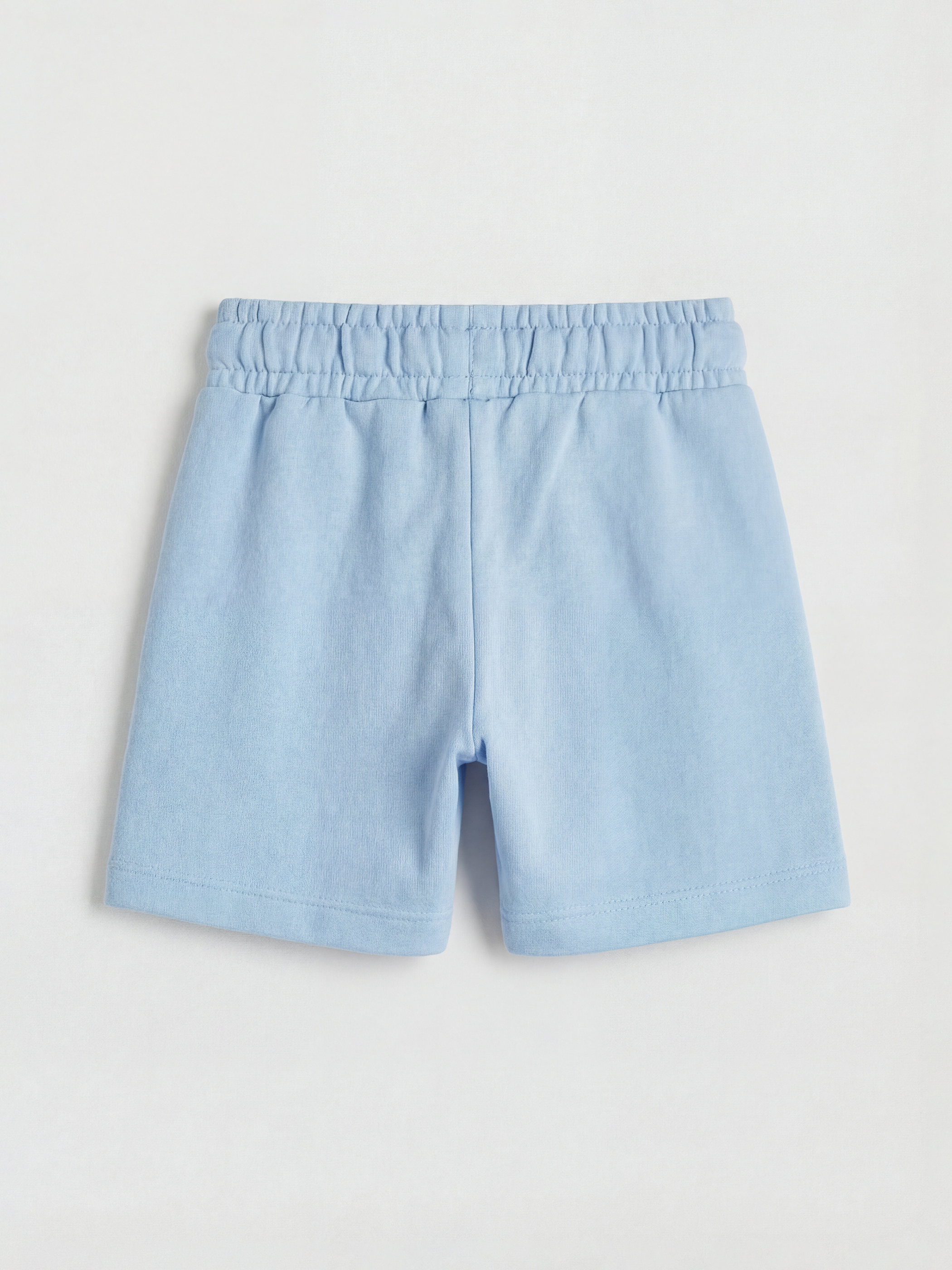 Mavi Baskılı Erkek Çocuk Şort-1