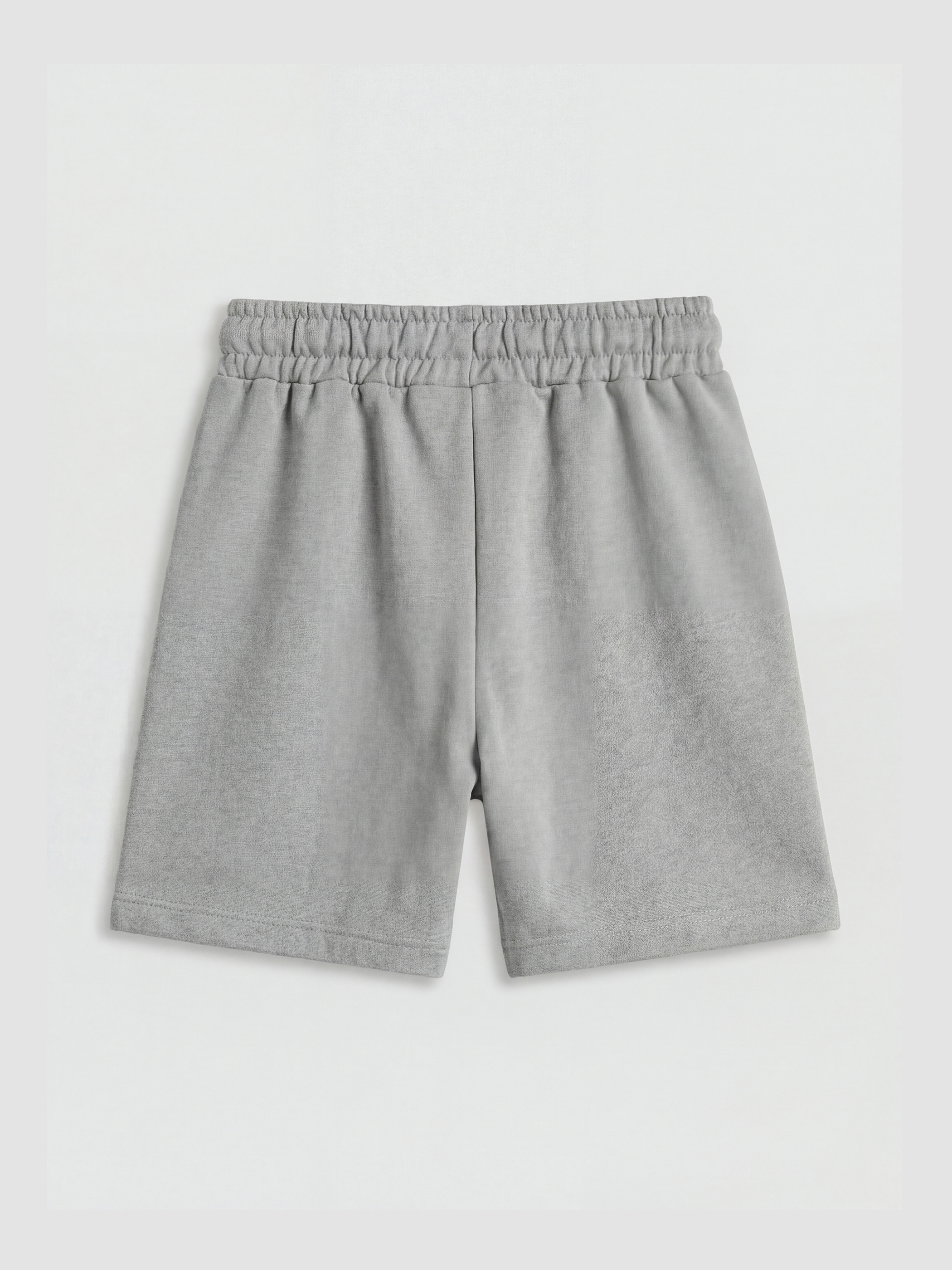 Gri Baskılı Erkek Bebek Şort-1