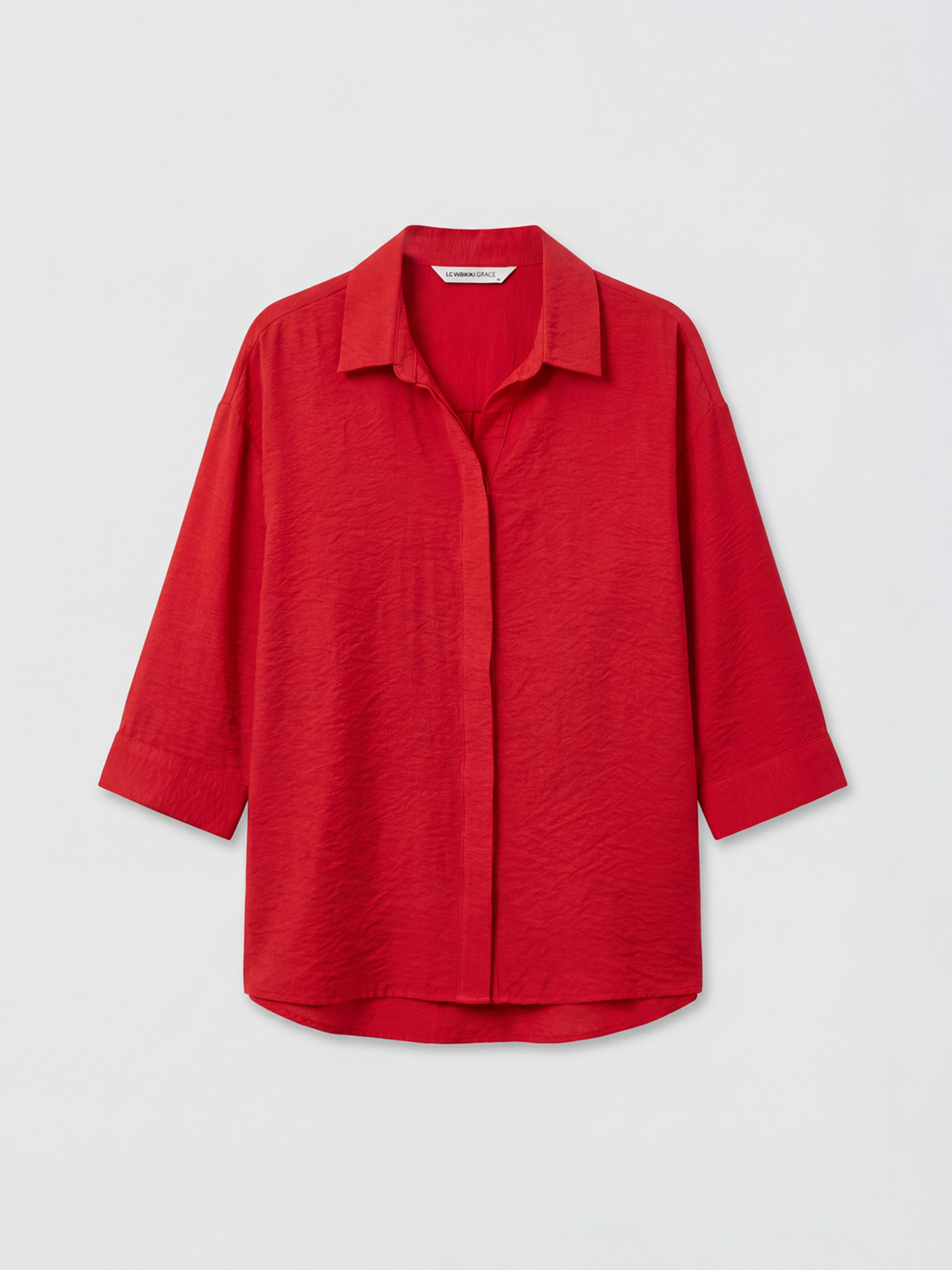 CRVENA Košulja Žena-4