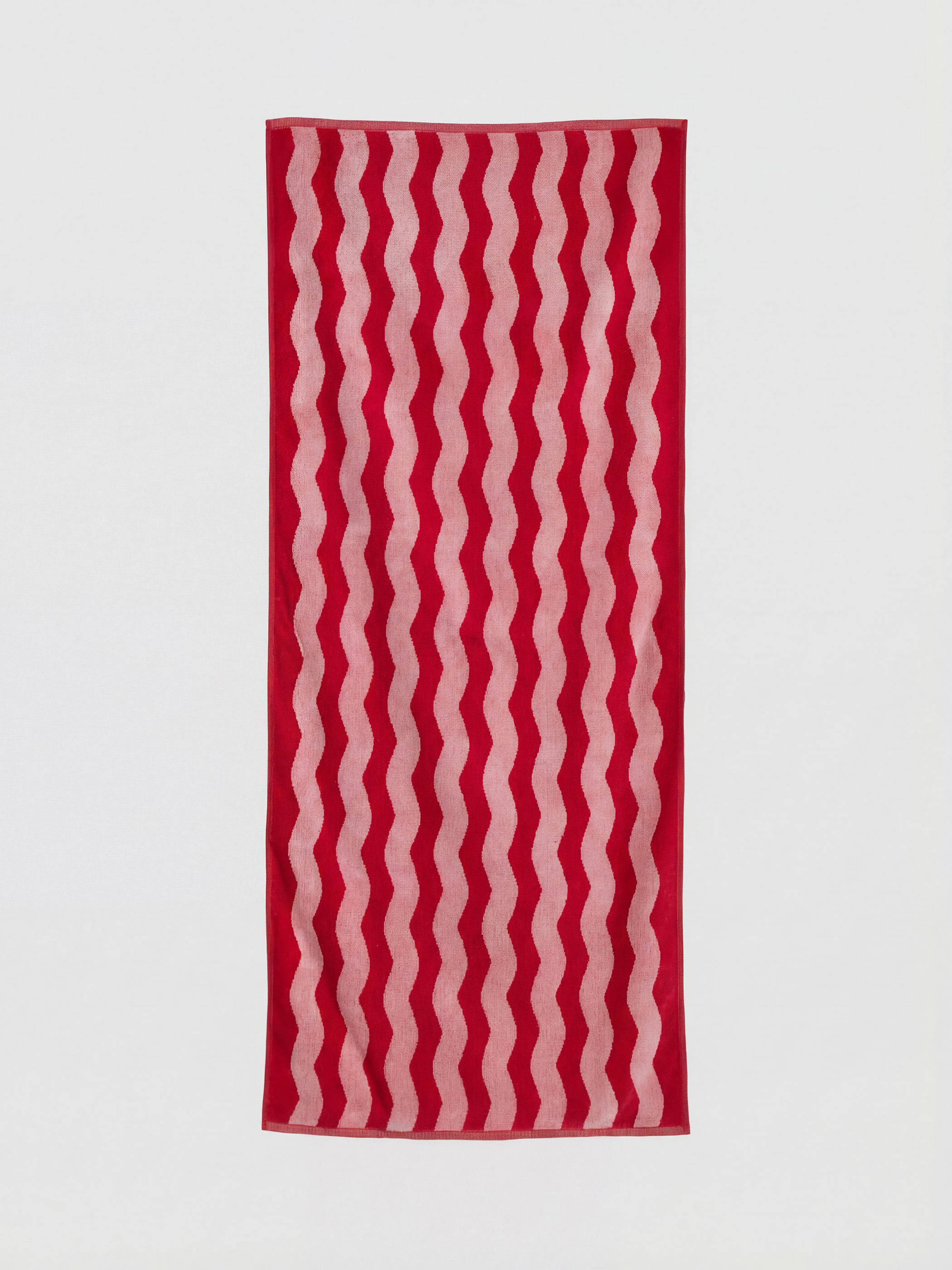 Pembe Pamuklu Erkek Plaj Havlusu 70x150 cm-1