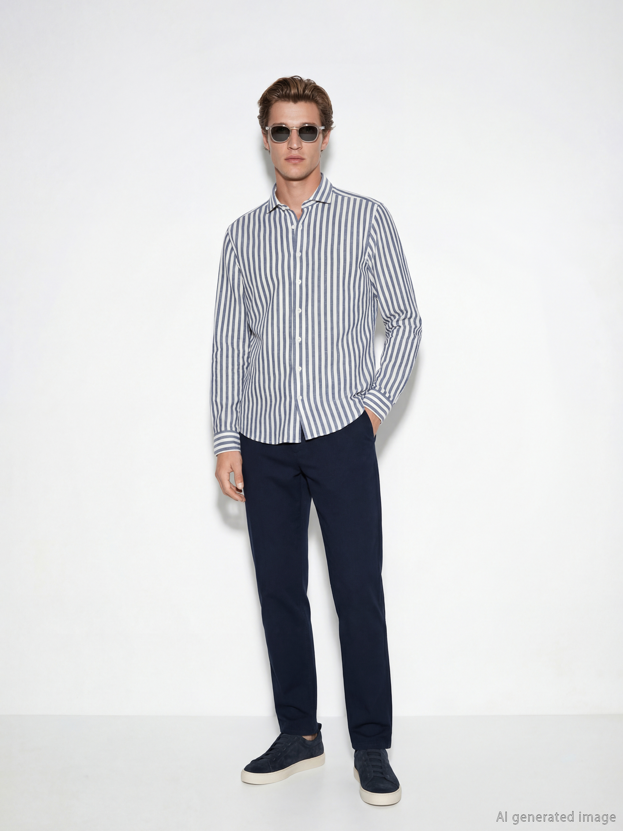 Pantalon MARINE Homme-1