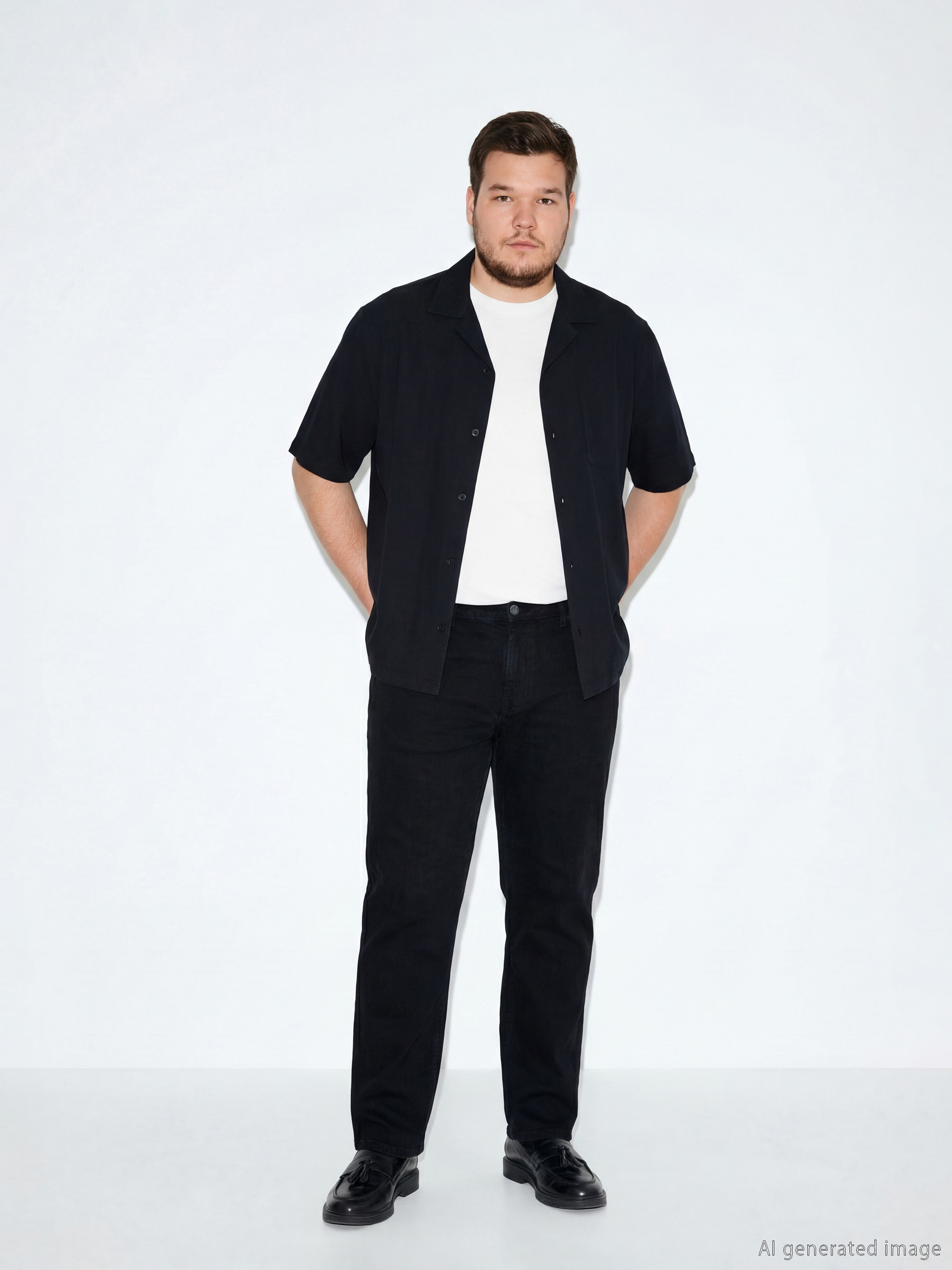 Siyah 779 Regular Fit Erkek Jean Pantolon-1