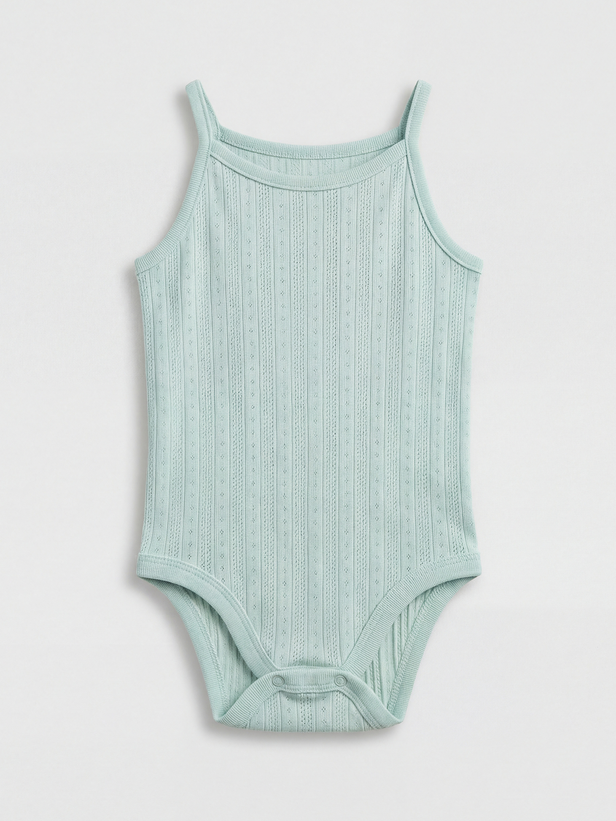 LCW baby İp Askılı Nakışlı Kız Bebek Çıtçıtlı Body