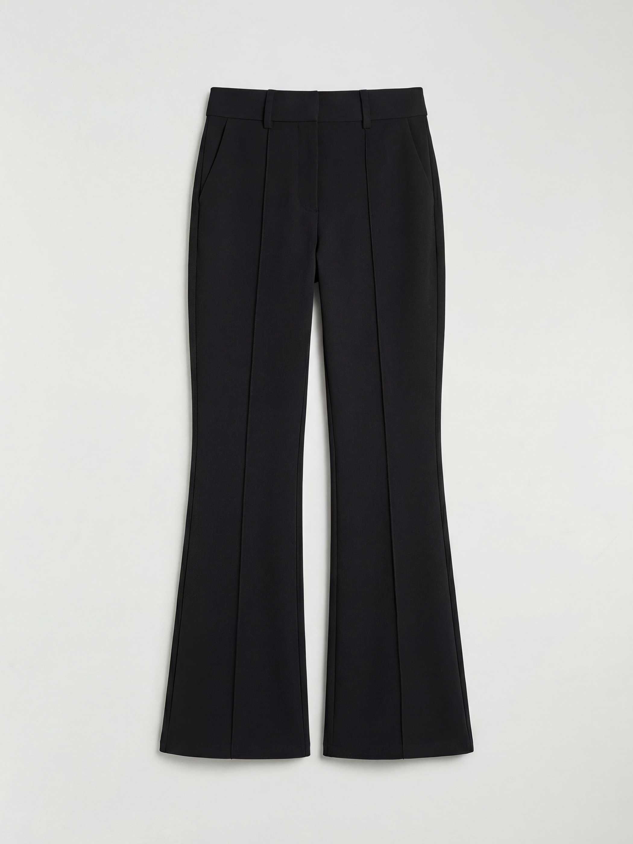 LCW Modest Yüksek Bel İspanyol Paça Kadın Pantolon	 - S6K254Z8-CVL