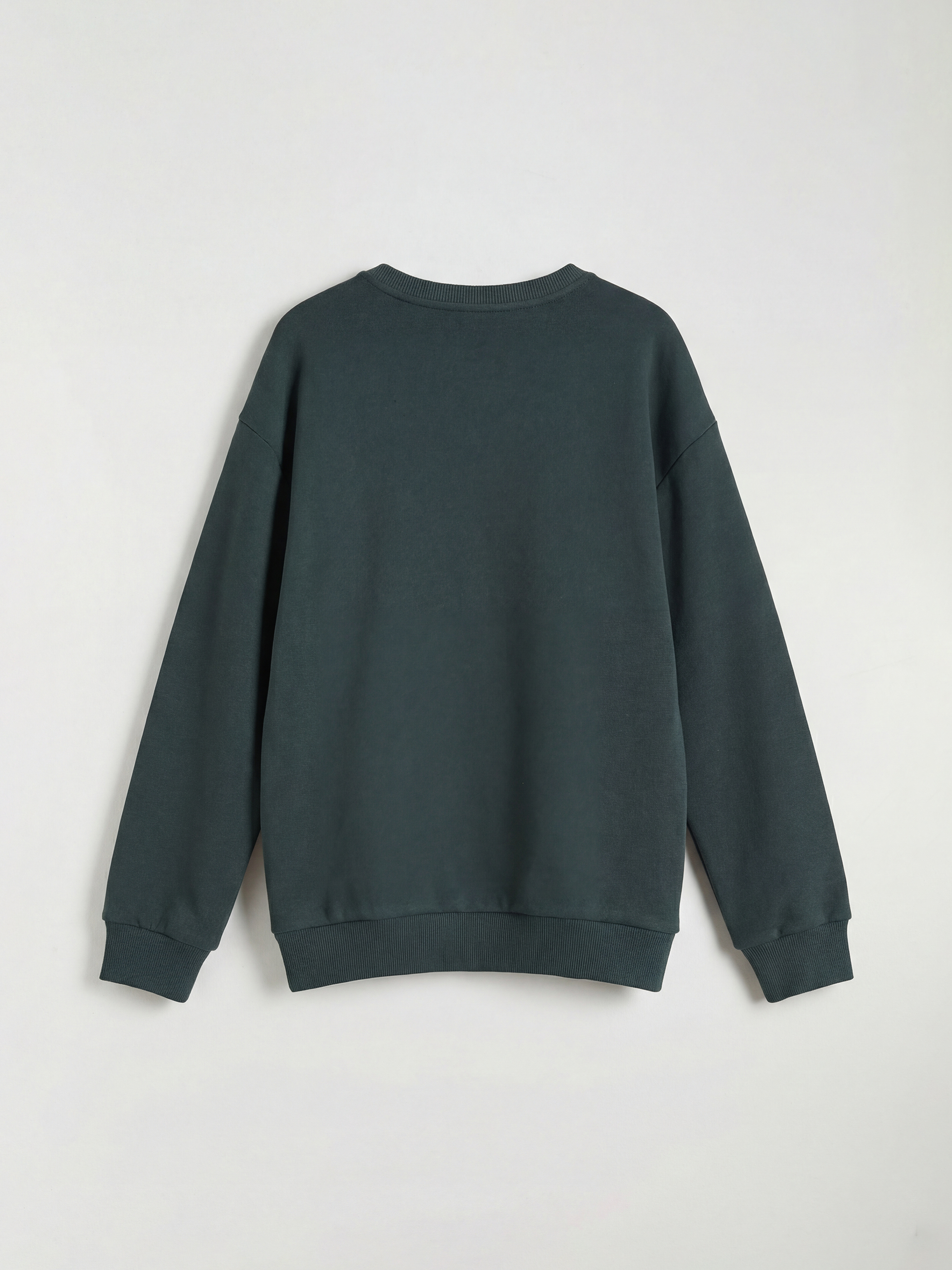 Antrasit Bisiklet Yaka Baskılı Erkek Çocuk Sweatshirt-1