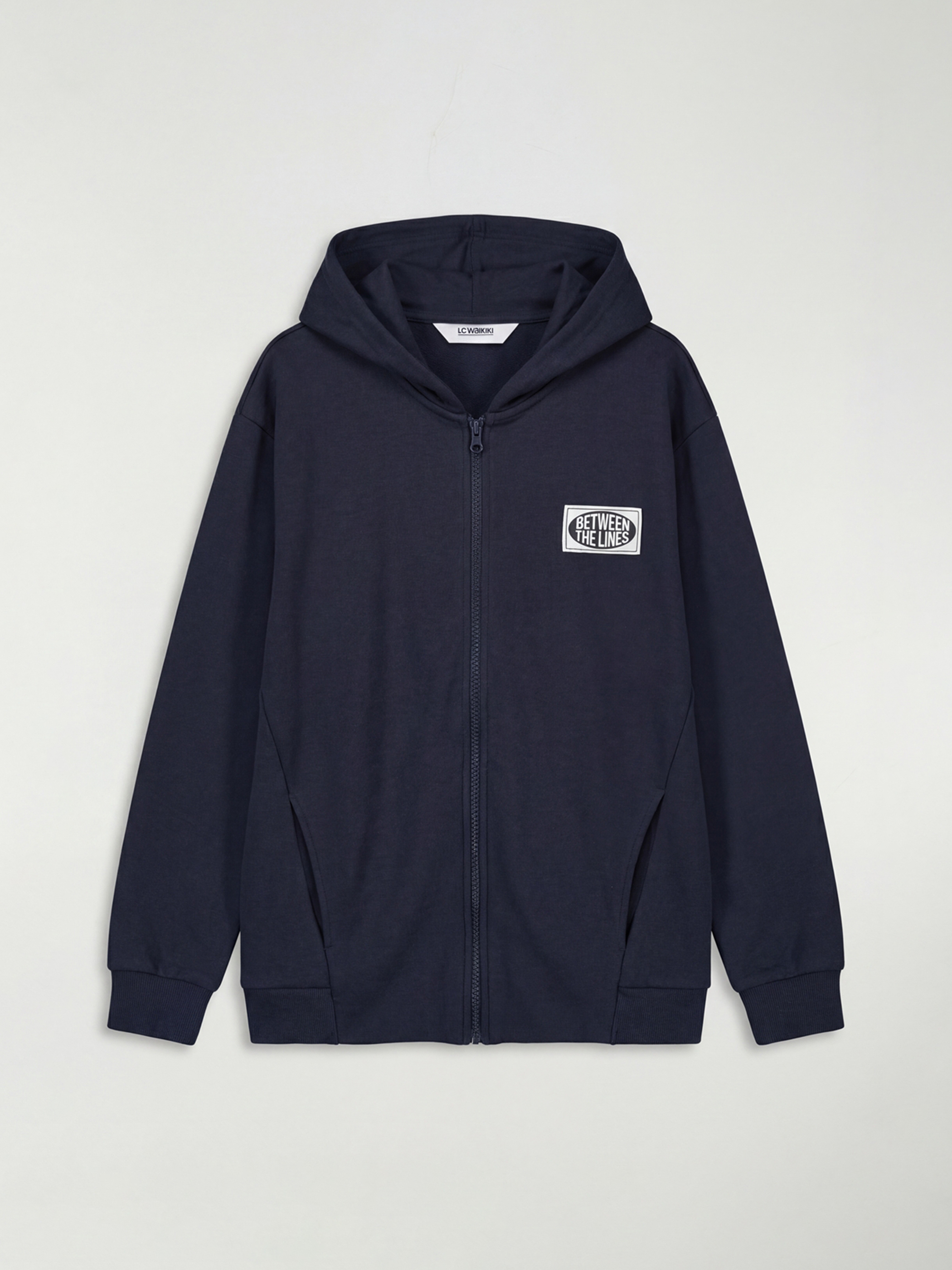 LCW Kids Kapüşonlu Erkek Çocuk Fermuarlı Sweatshirt - S6K390Z4-R4G