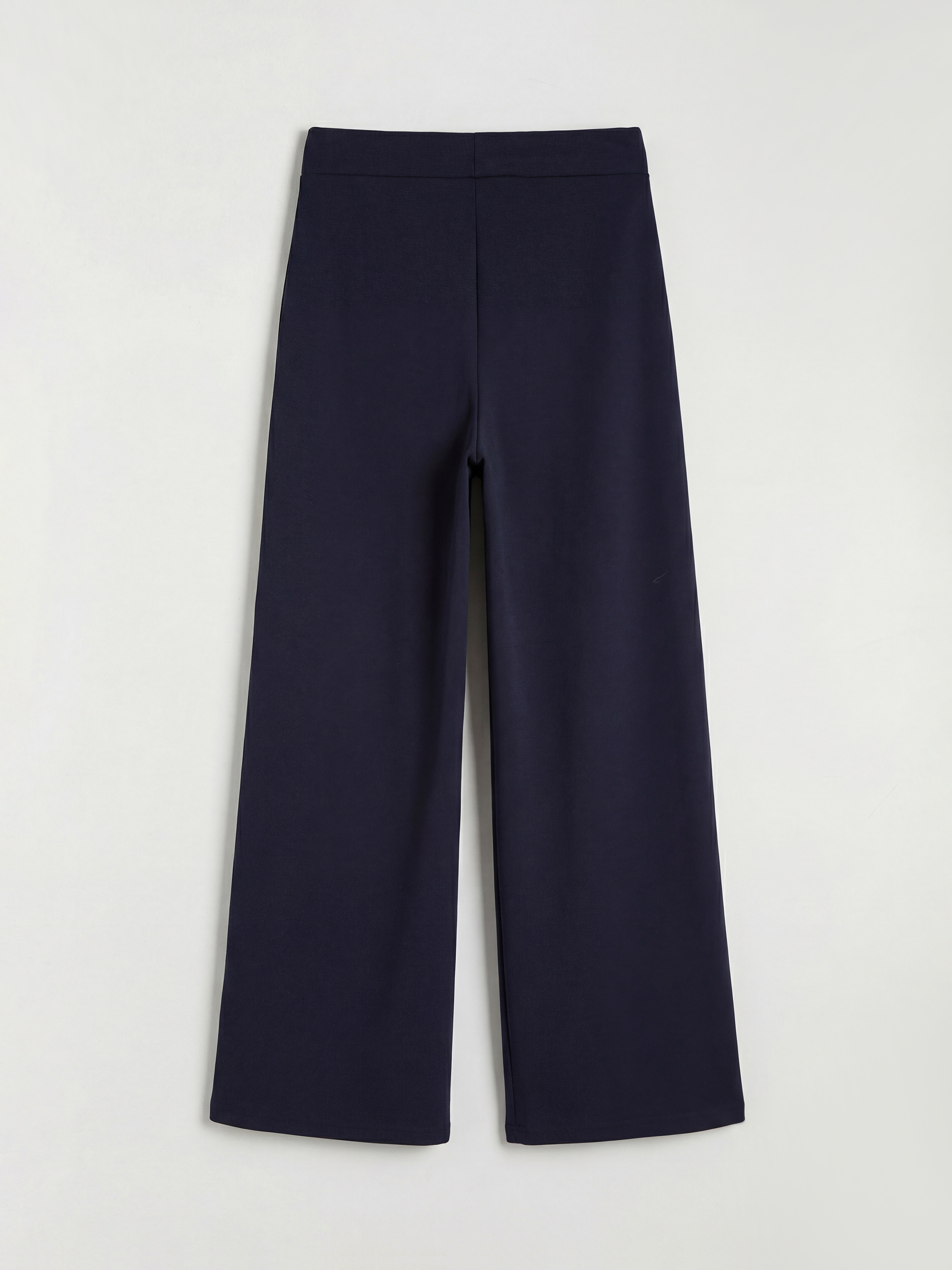 Lacivert Beli Lastikli Soft Touch Kadın Eşofman Altı-5