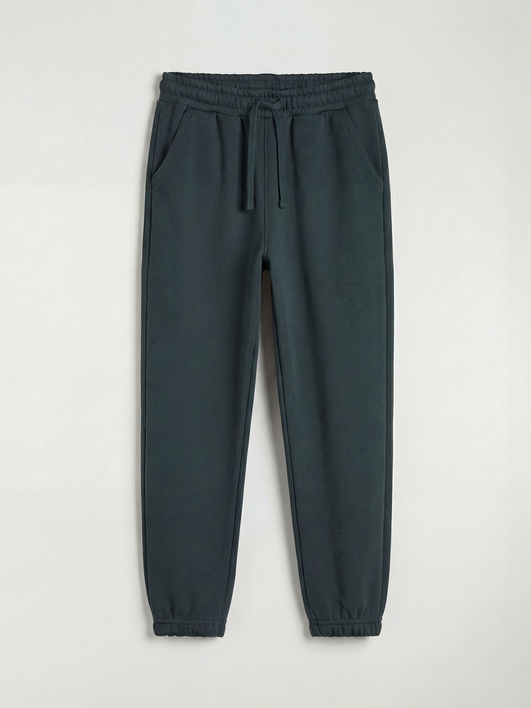 Antrasit Bisiklet Yaka Baskılı Erkek Çocuk Eşofman Takım-3