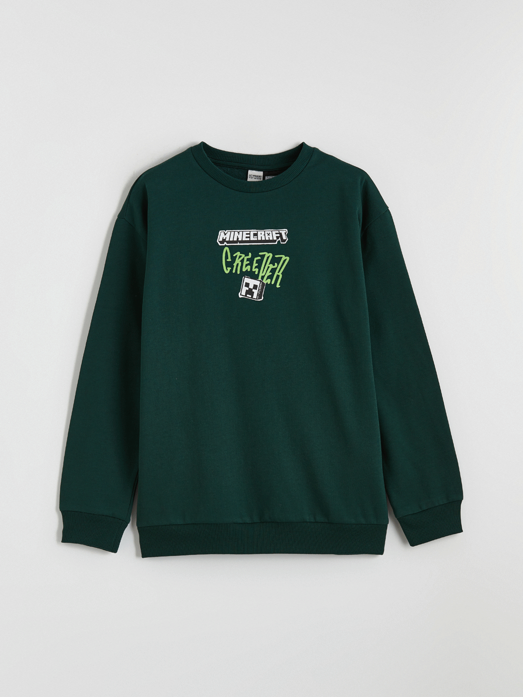 LCW Kids Minecraft Baskılı Erkek Çocuk Sweatshirt - S6K747Z4-HHQ
