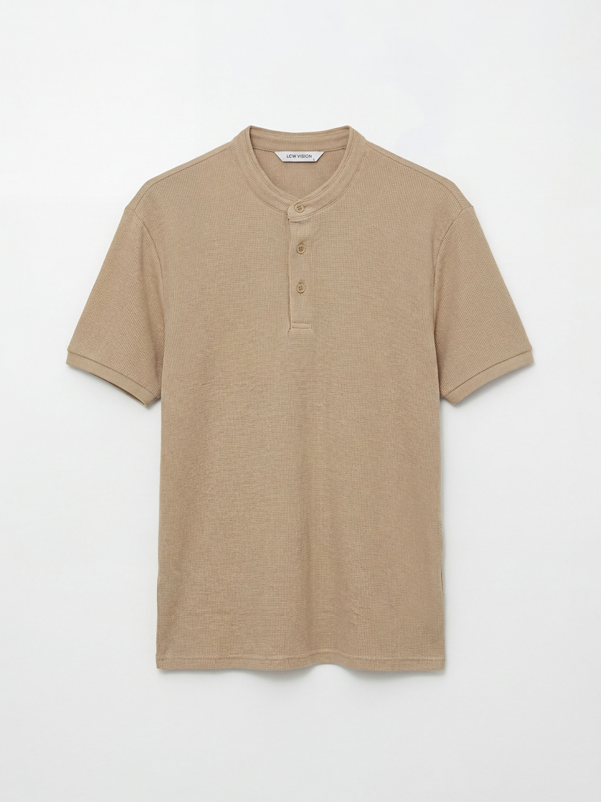 LCW Vision Man BEIGE T-Shirt - S6K893Z8-HZZ