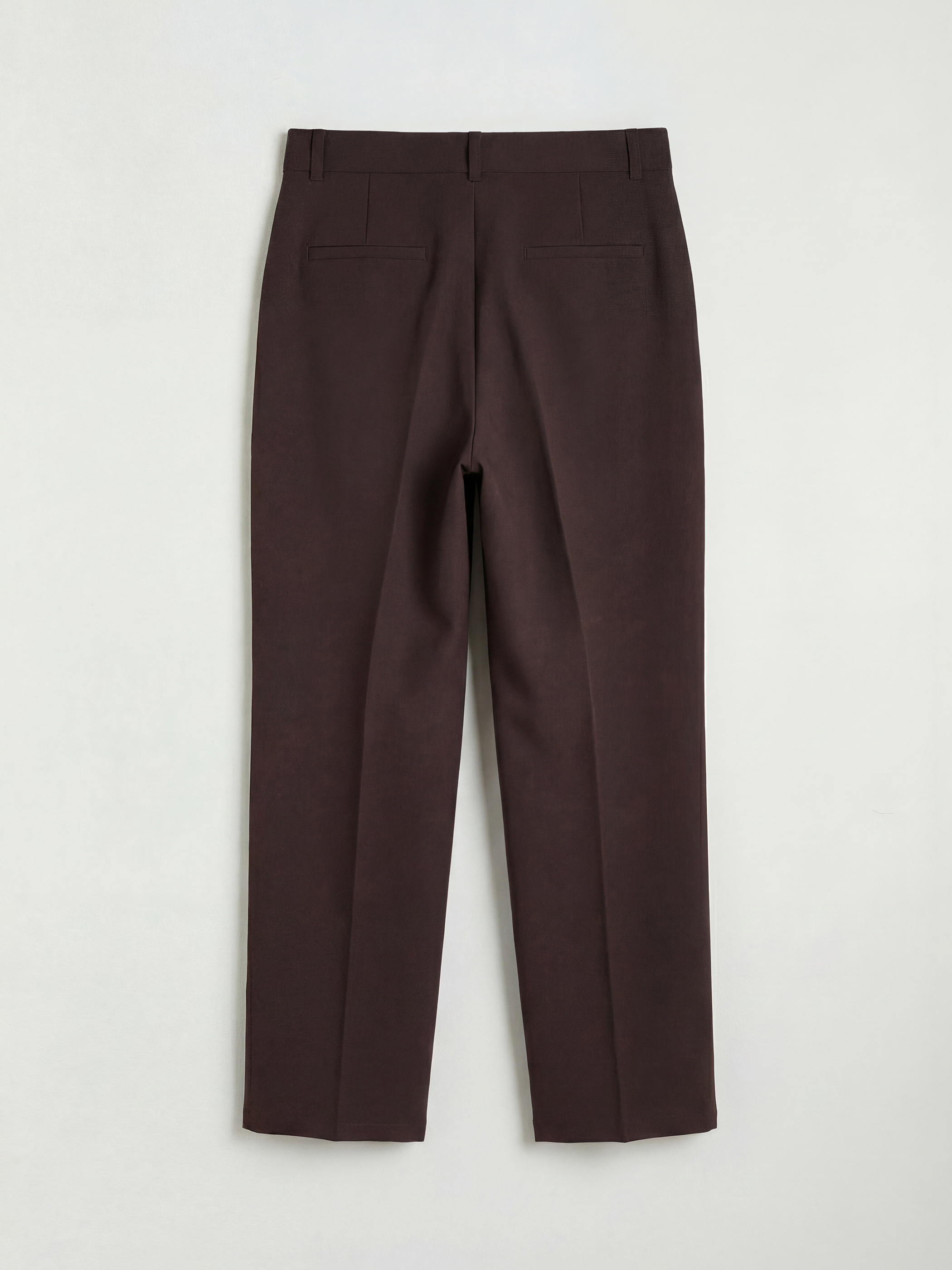 Kahverengi  Standart Fit İspanyol Paça Kadın Pantolon-1