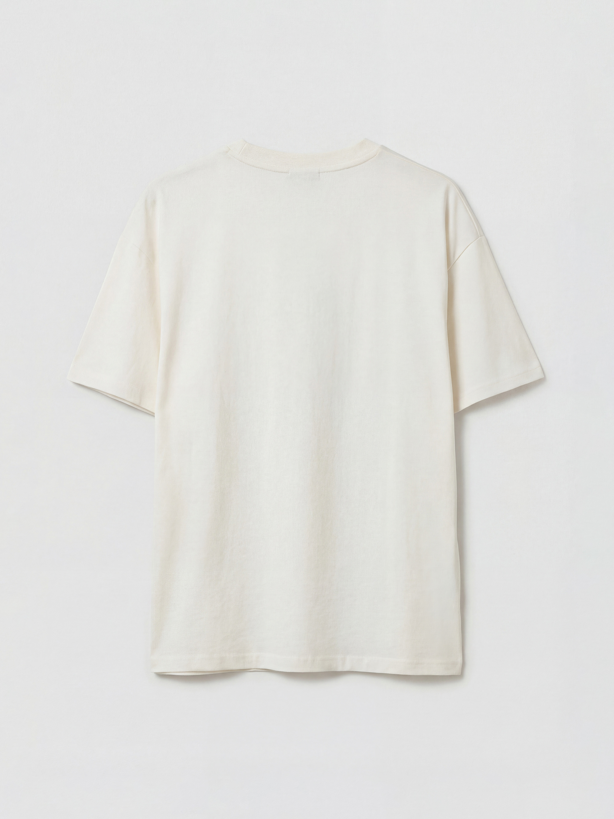 V-Neck Oversized Women's T-Shirt with Los Angeles Print-5