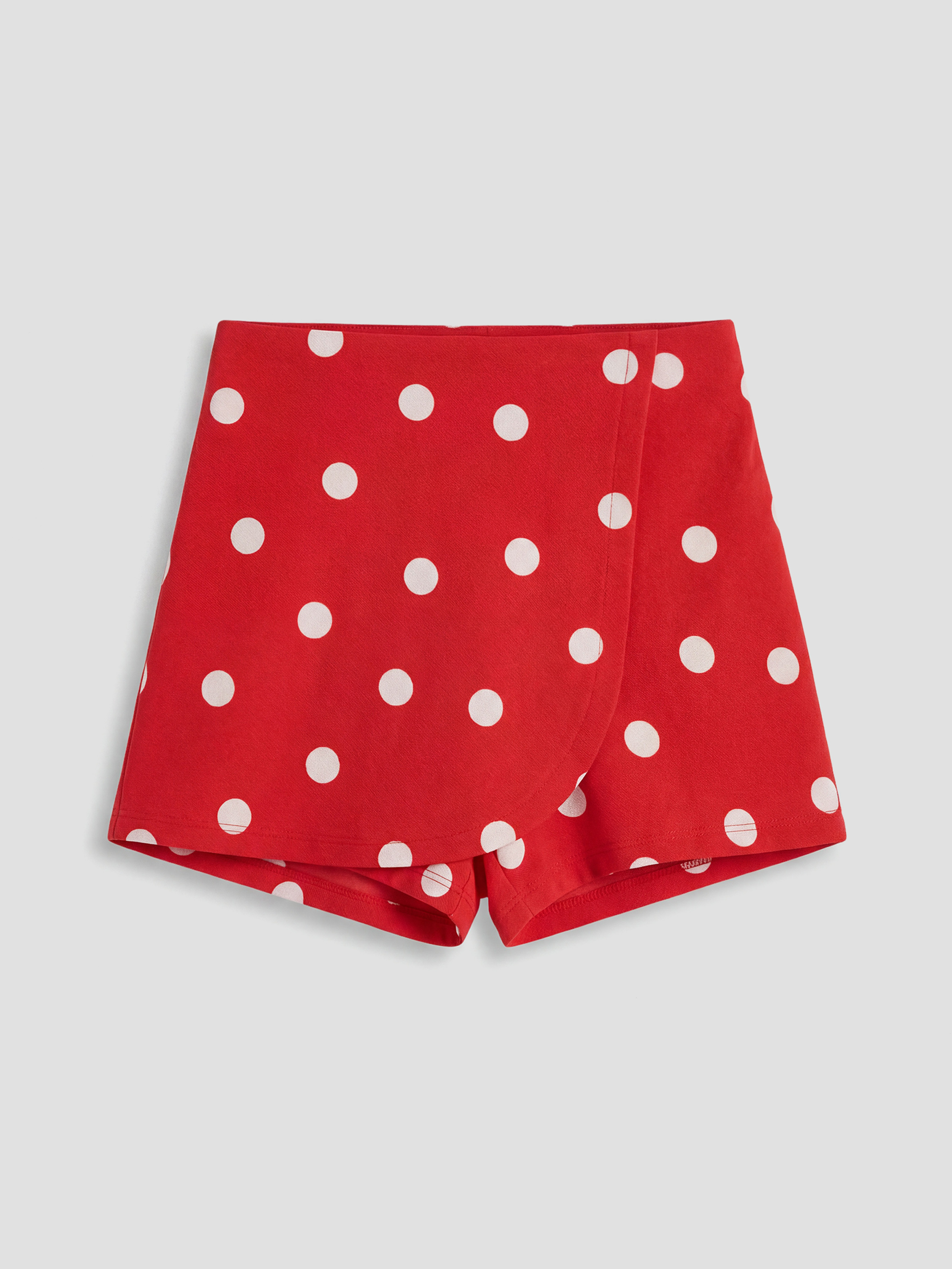 Ekru Minnie Mouse Baskılı Kız Çocuk Bluz ve Şort Etek-2