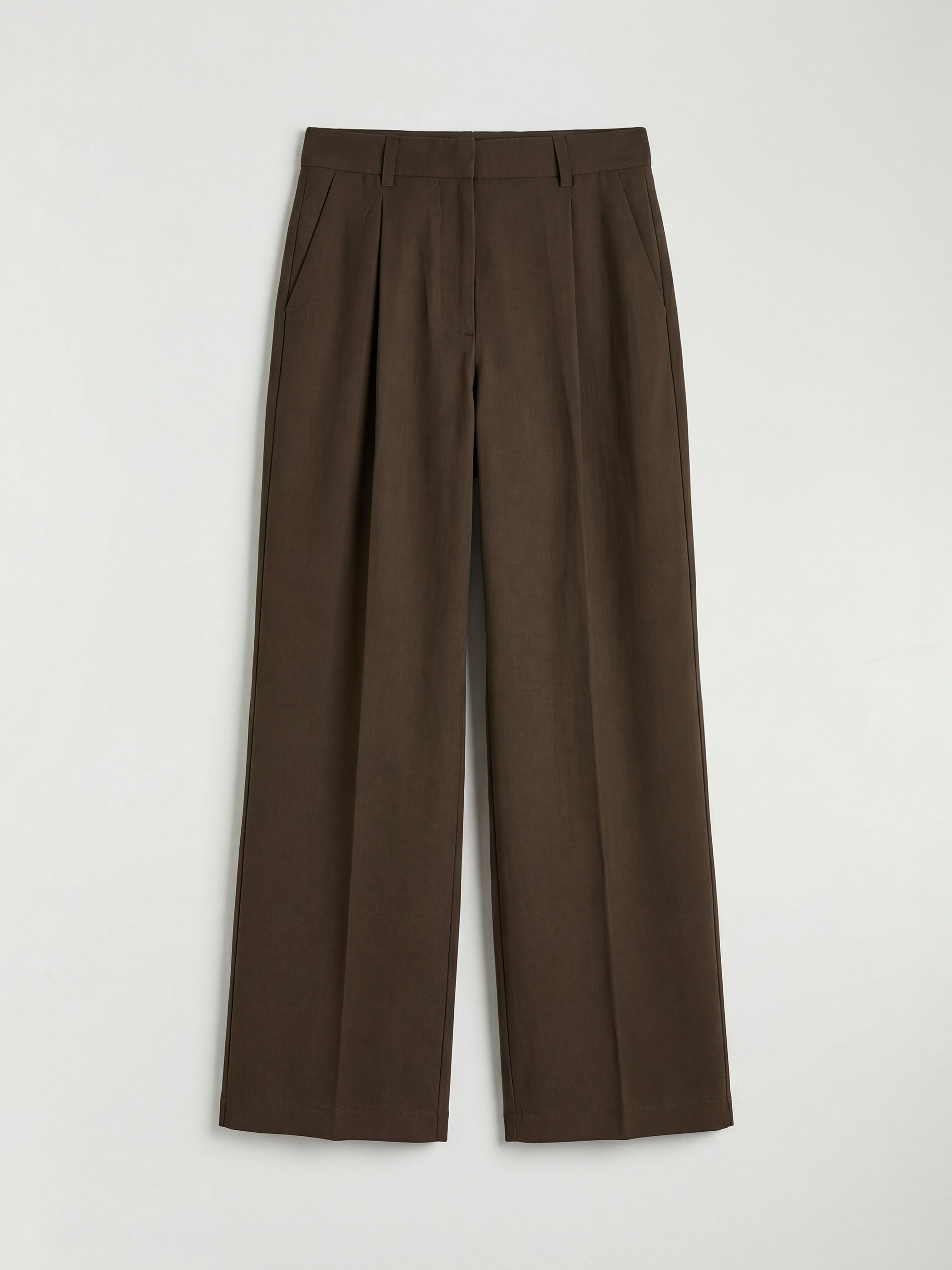 LCW Modest Geniş Paça Pileli Kadın Kumaş Pantolon - S6KB92Z8-CU8